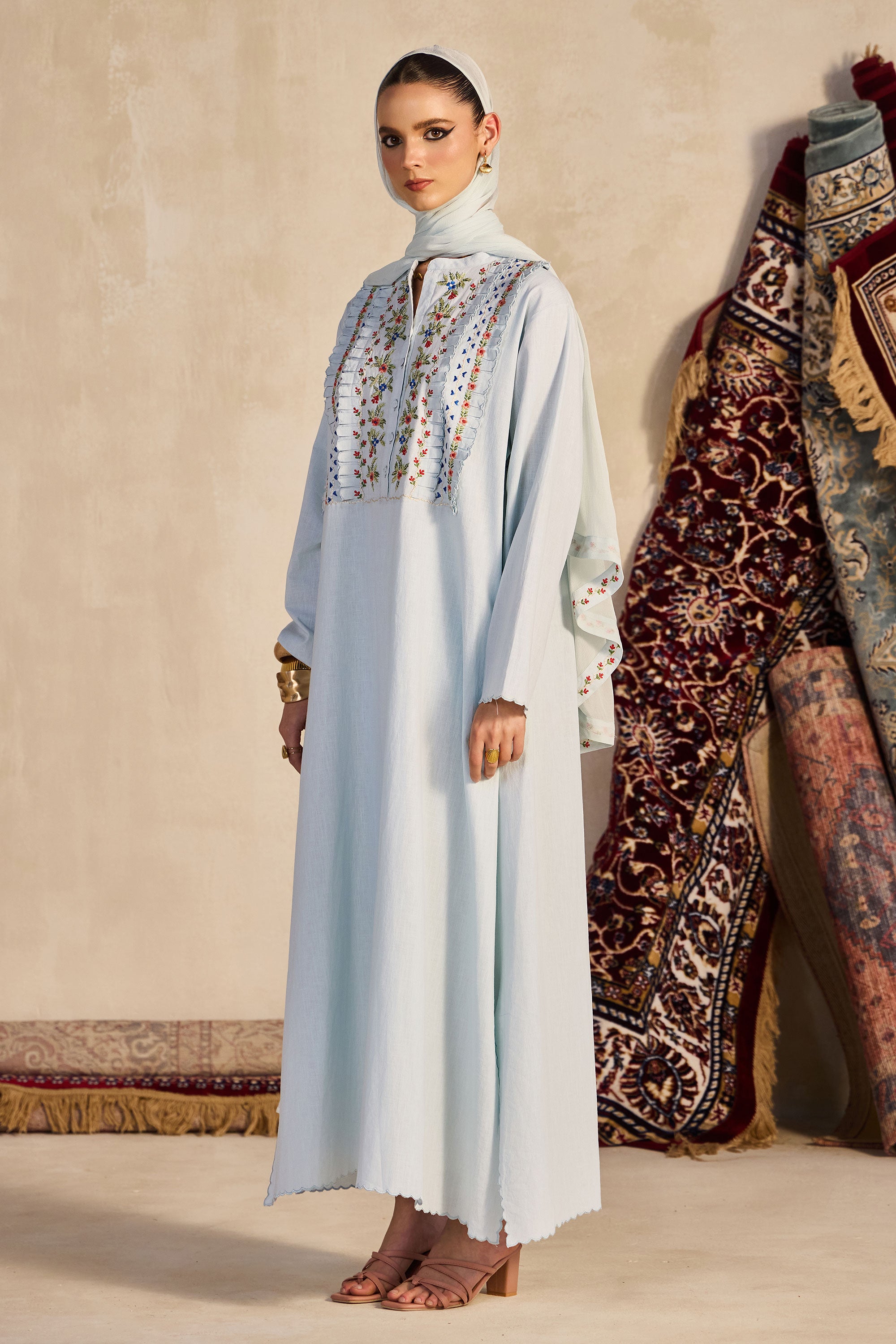 Ruqayla Embroidered Jalabiya