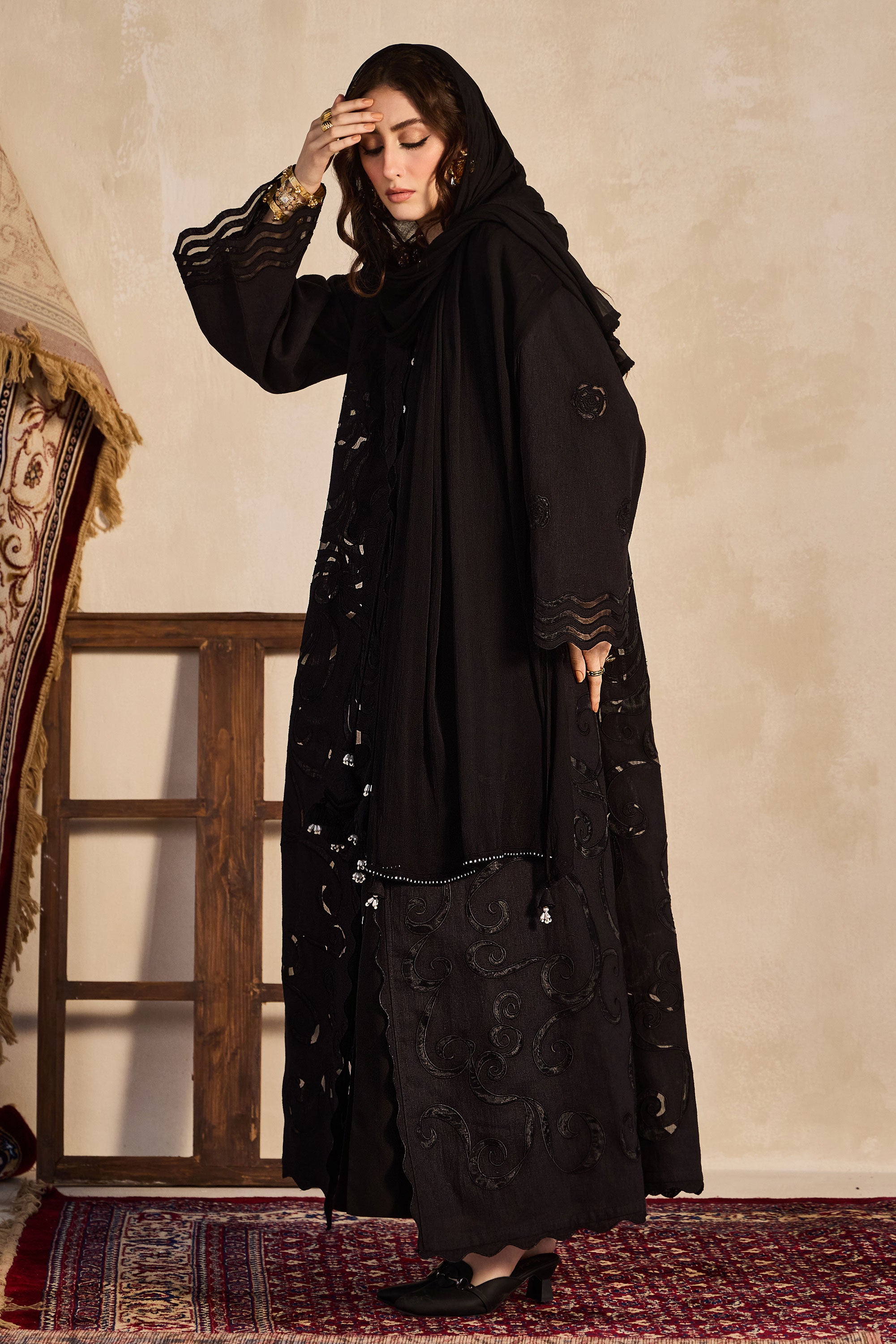 Maymouna Embroidered Abaya