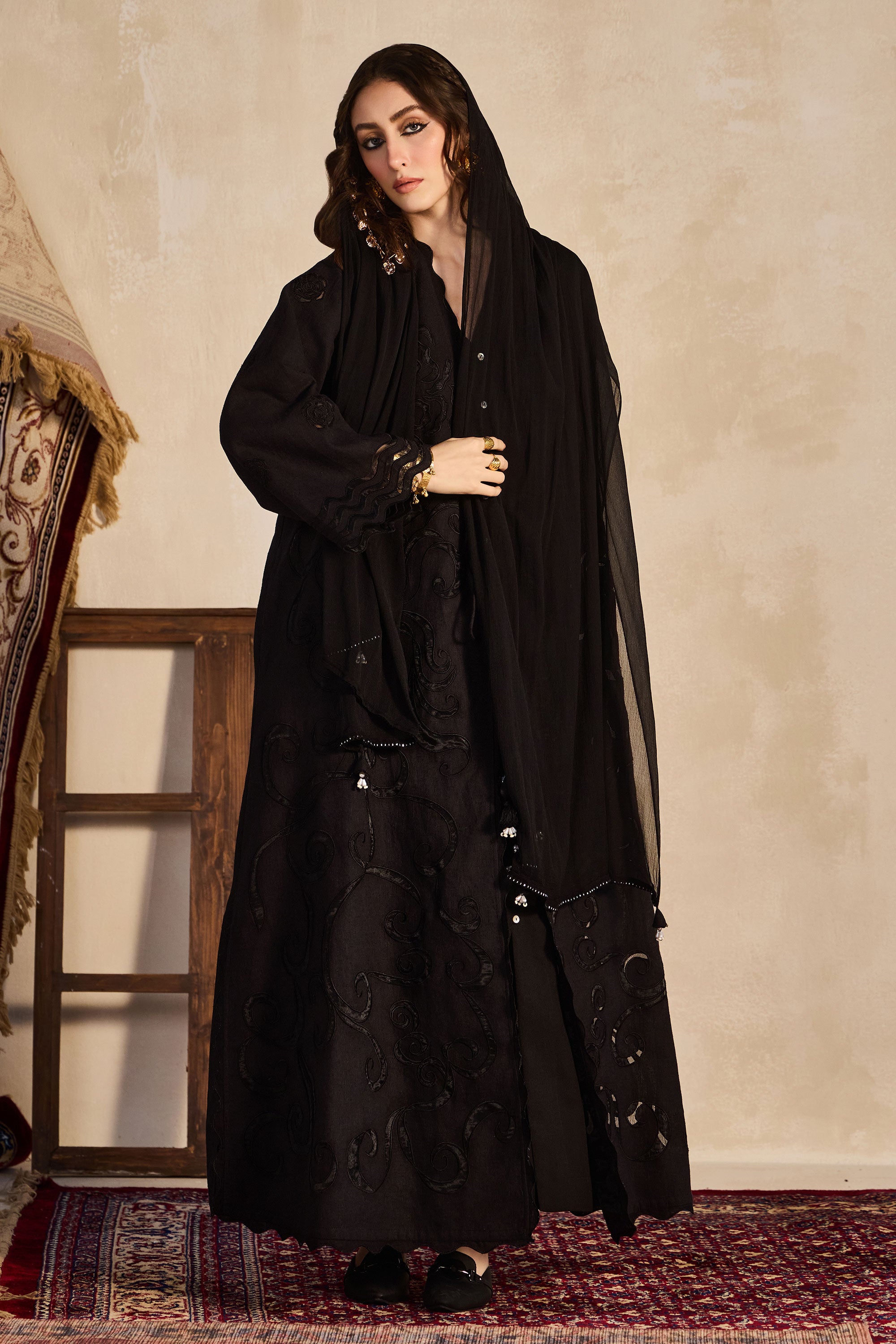 Maymouna Embroidered Abaya