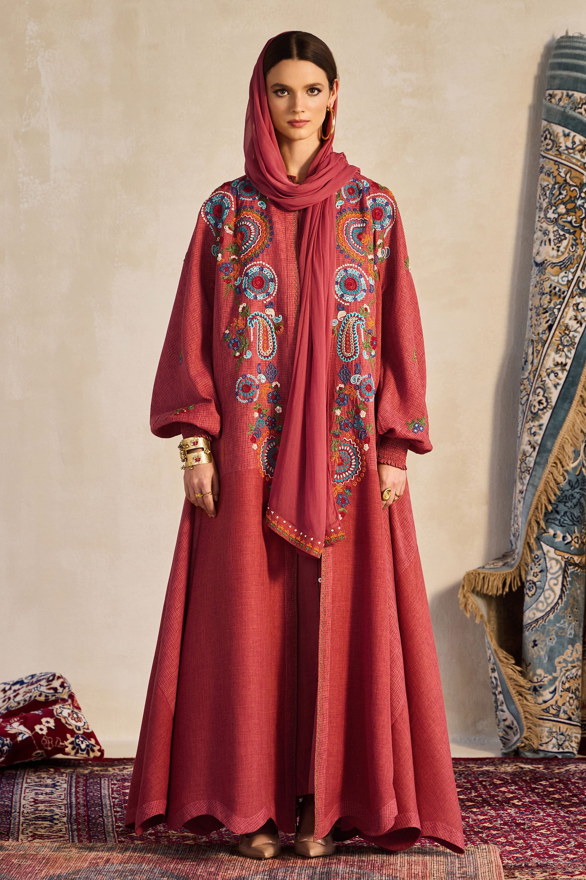 Fahliza Embroidered Abaya
