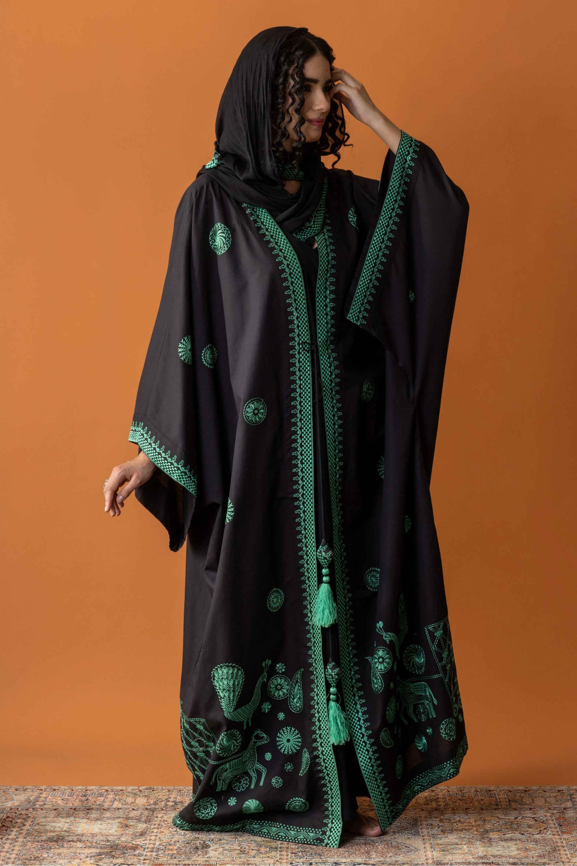 Nafeesa Embroidered Abaya