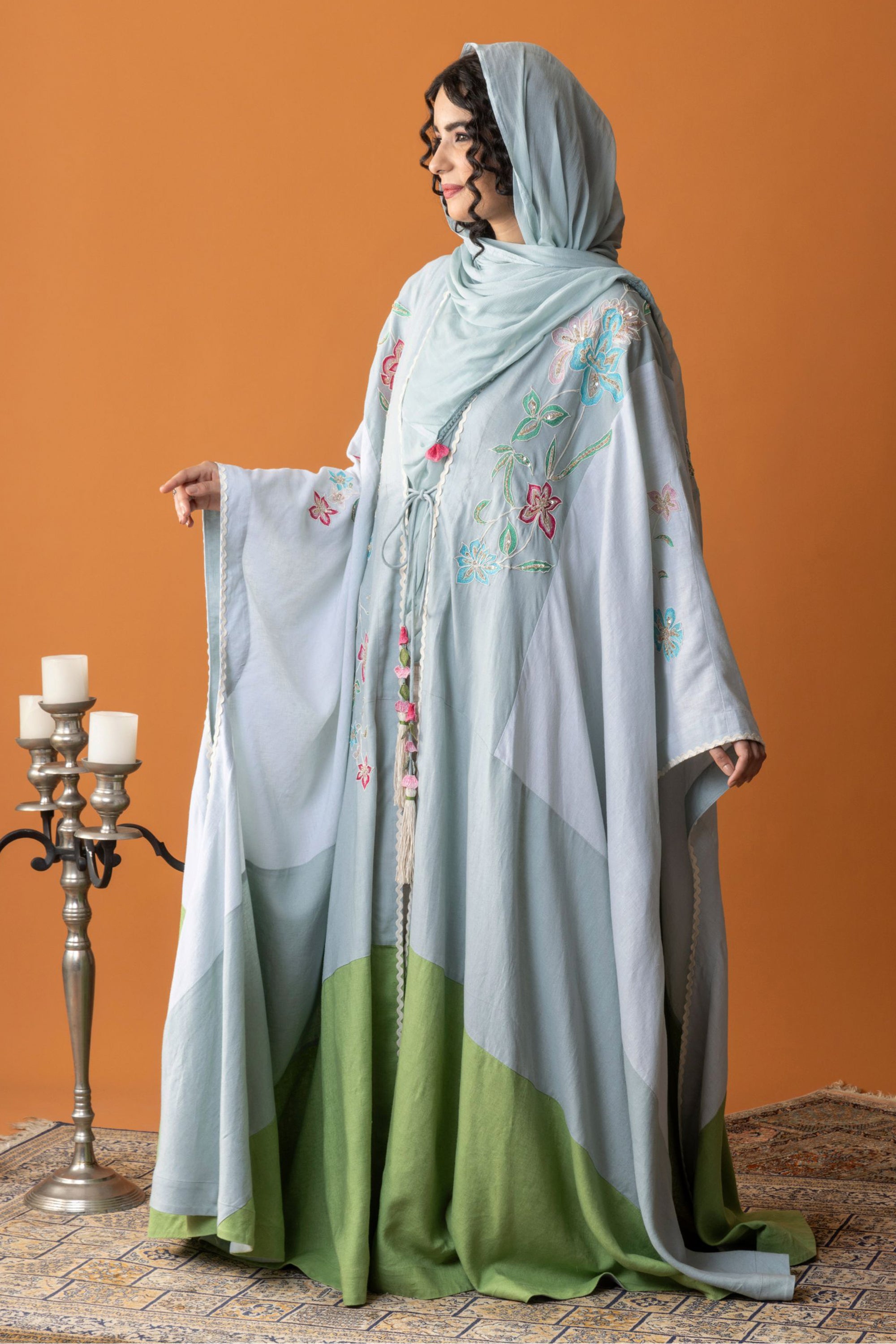 Homa Embroidered Abaya