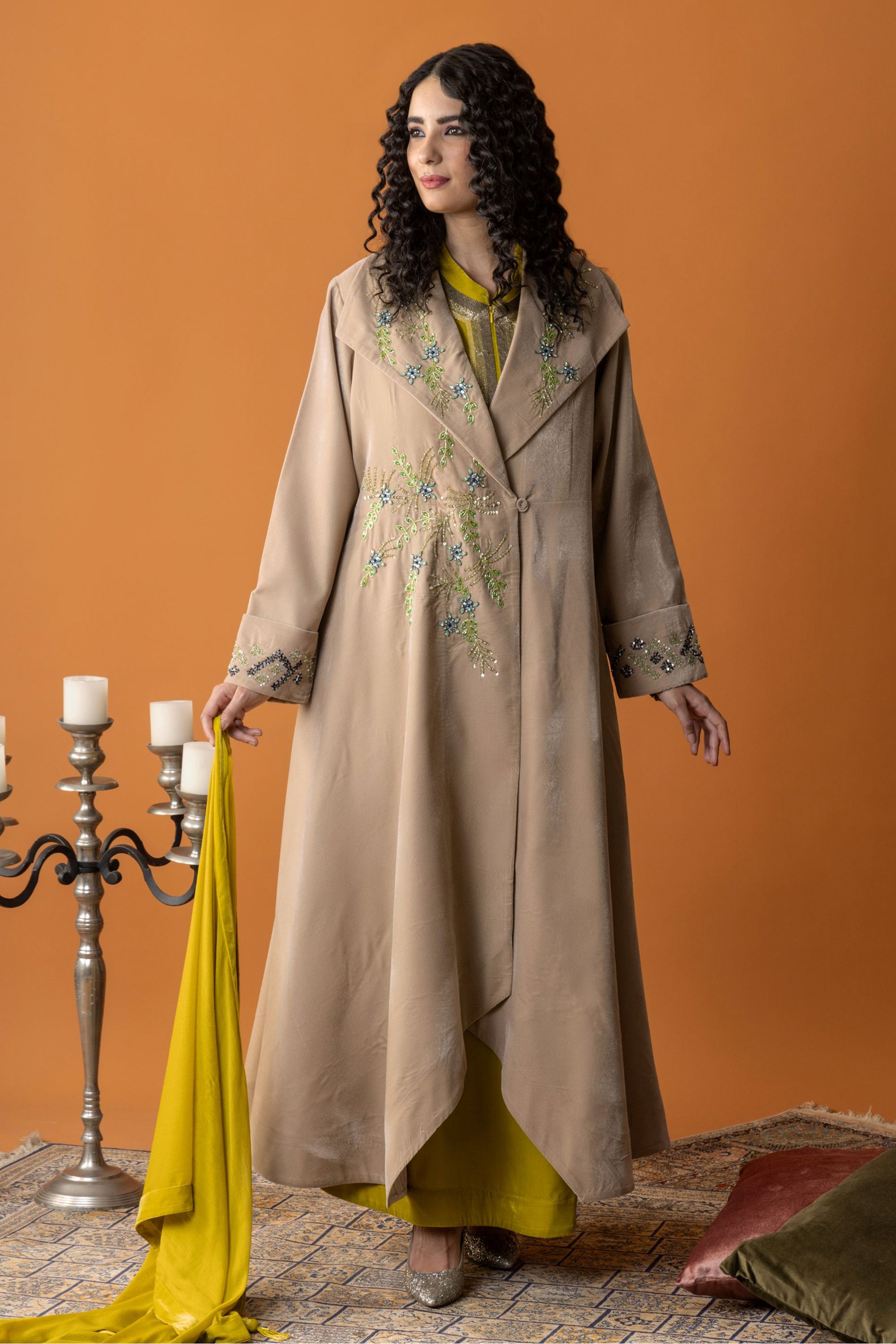 Aisha Abaya with Embellishment