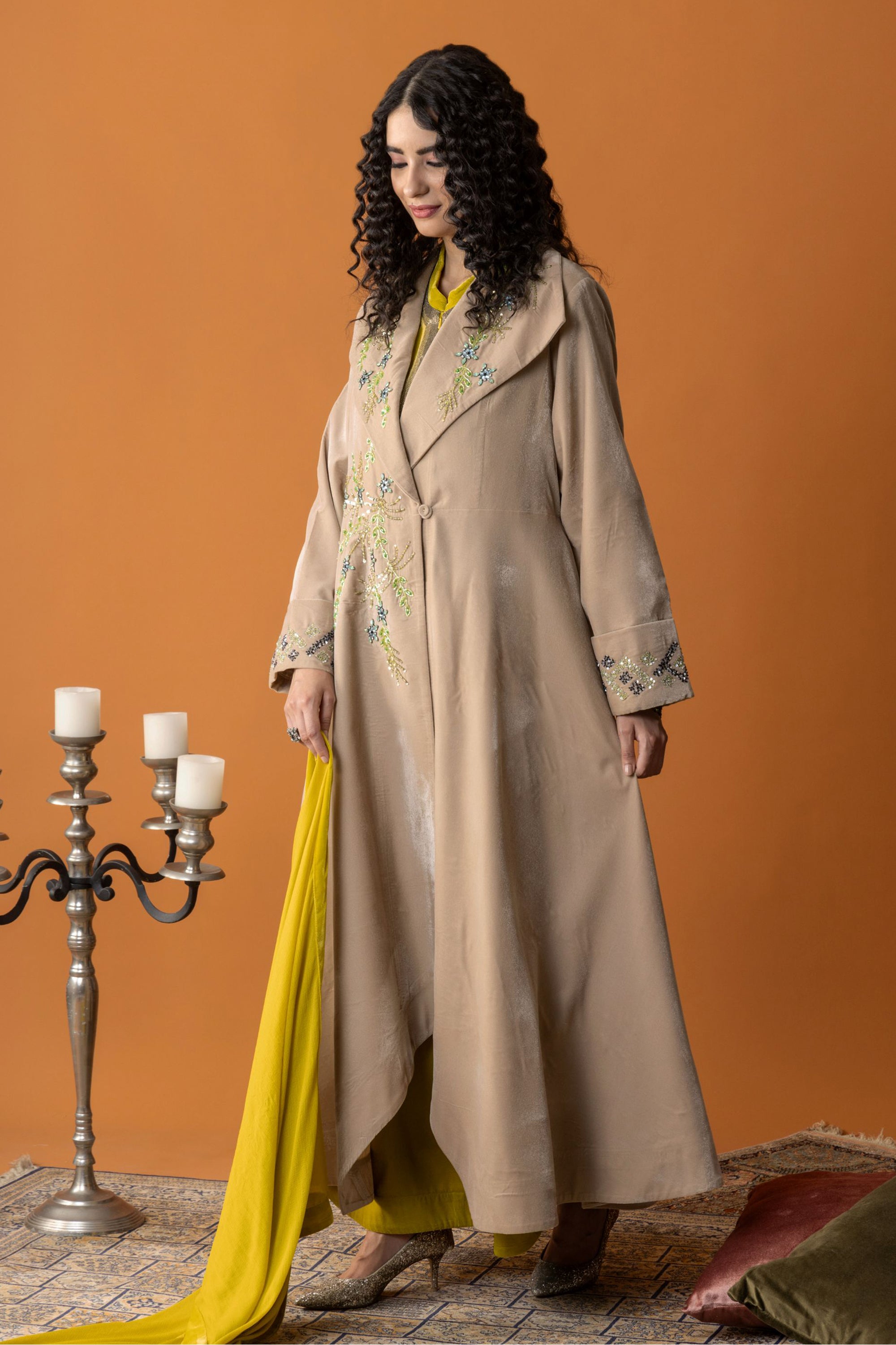 Aisha Abaya with Embellishment