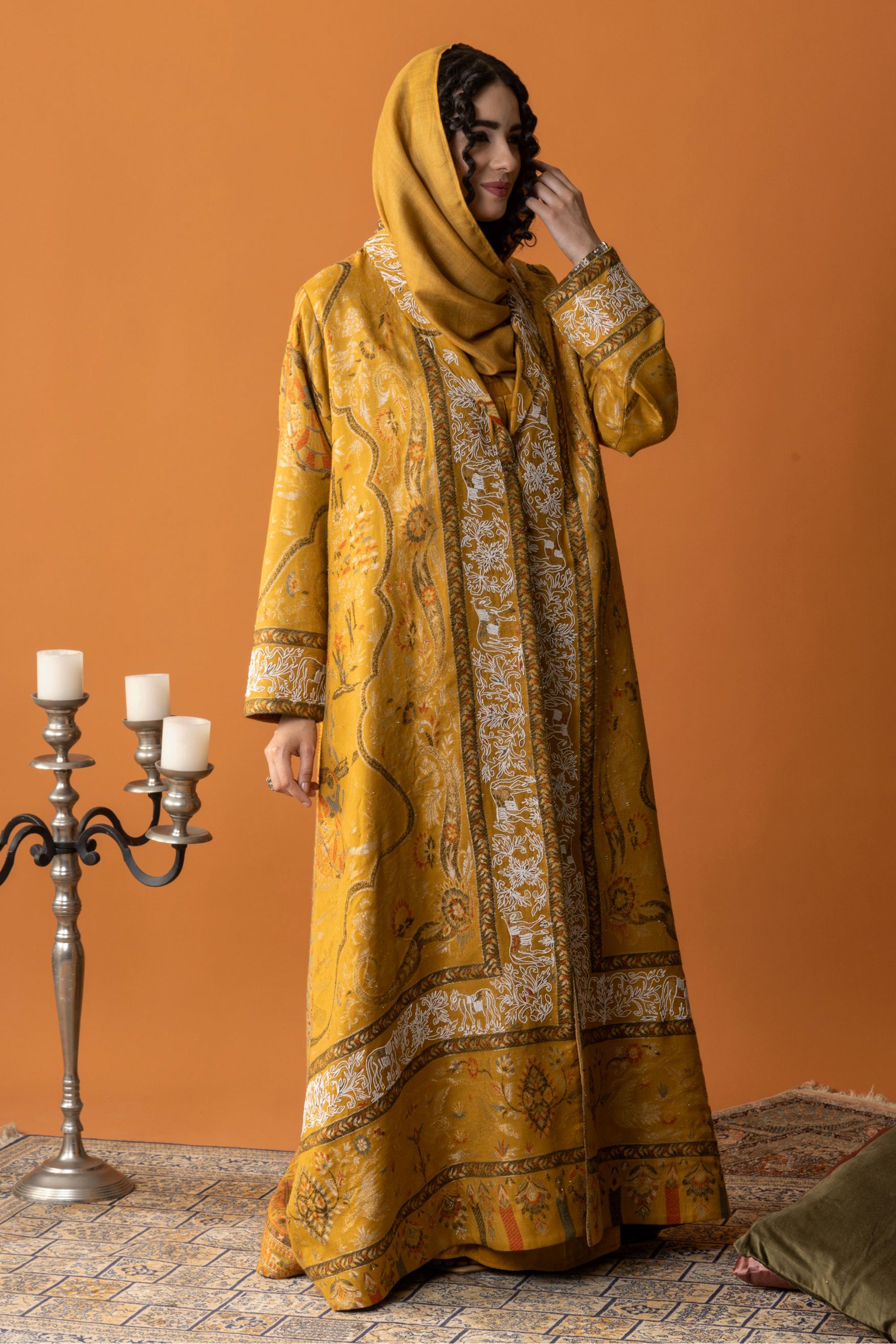 Rim Embroidered Abaya