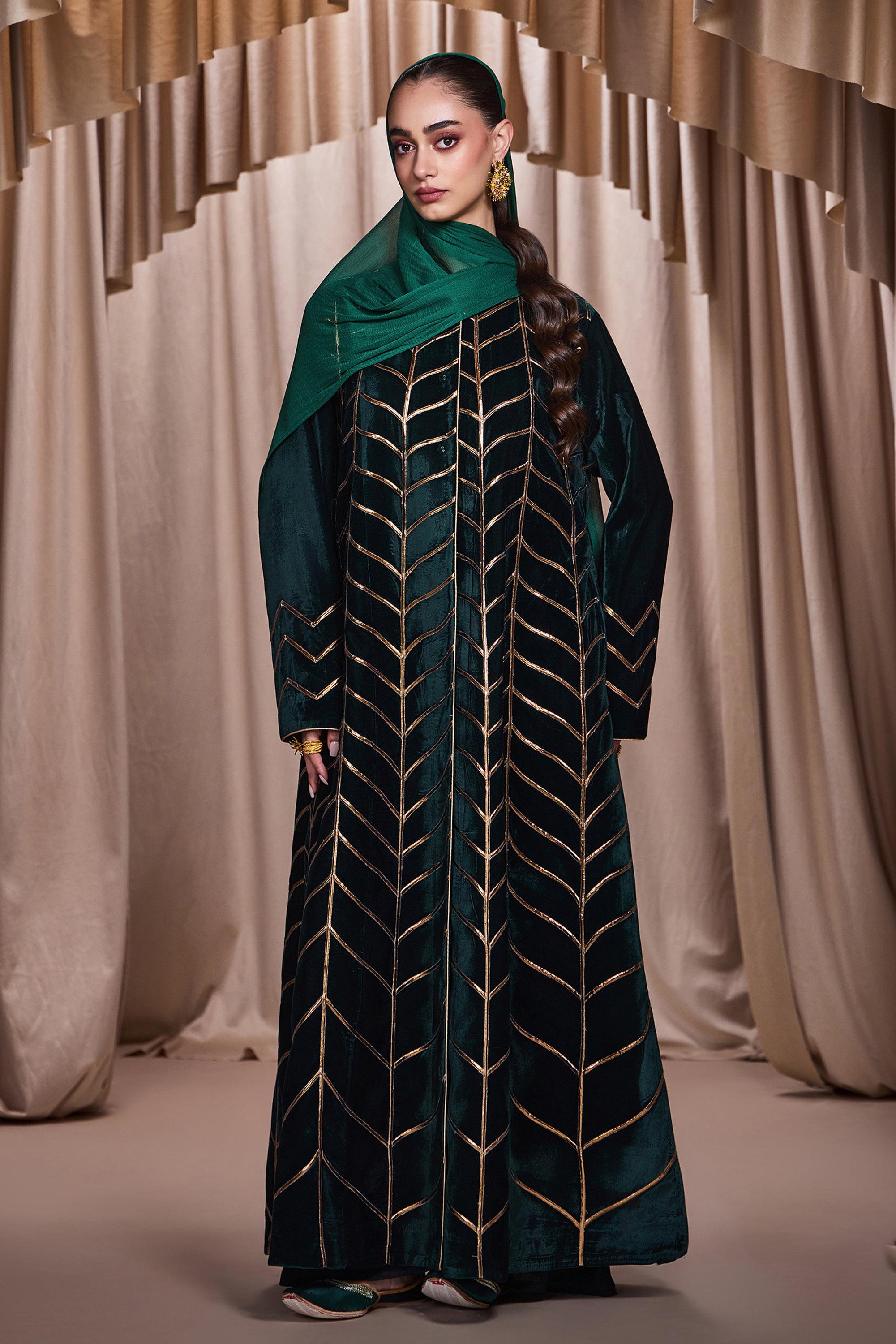 Zabira Embroidered Abaya