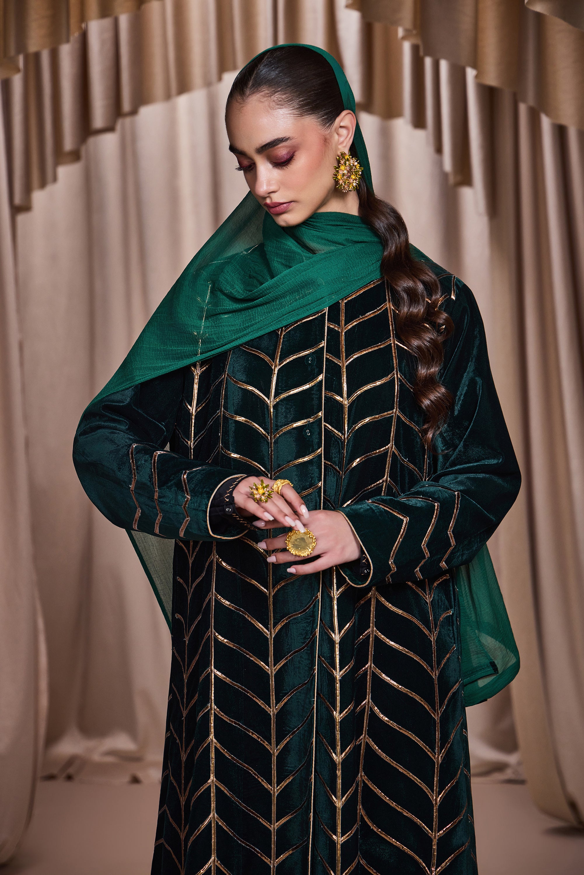 Zabira Embroidered Abaya