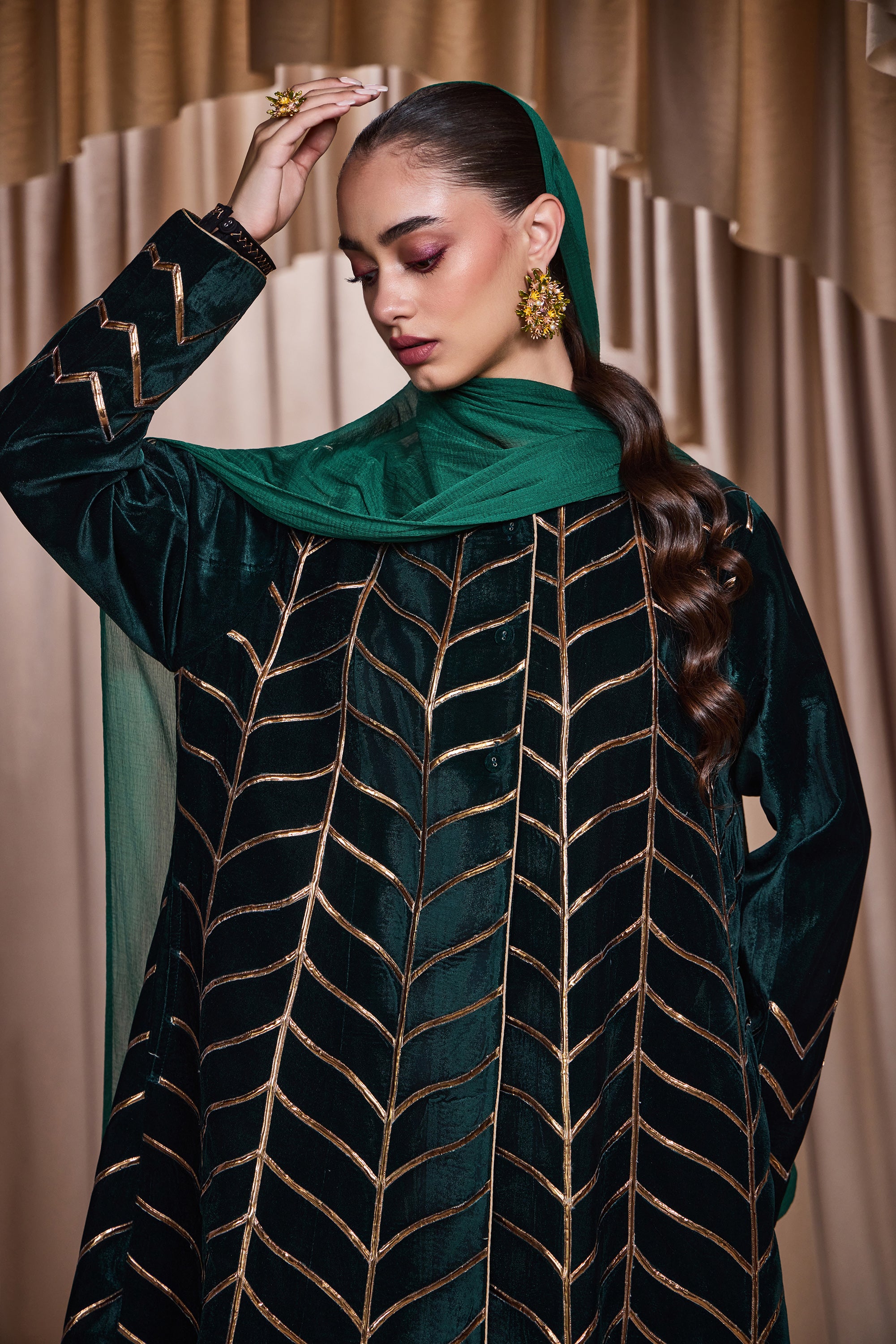 Zabira Embroidered Abaya