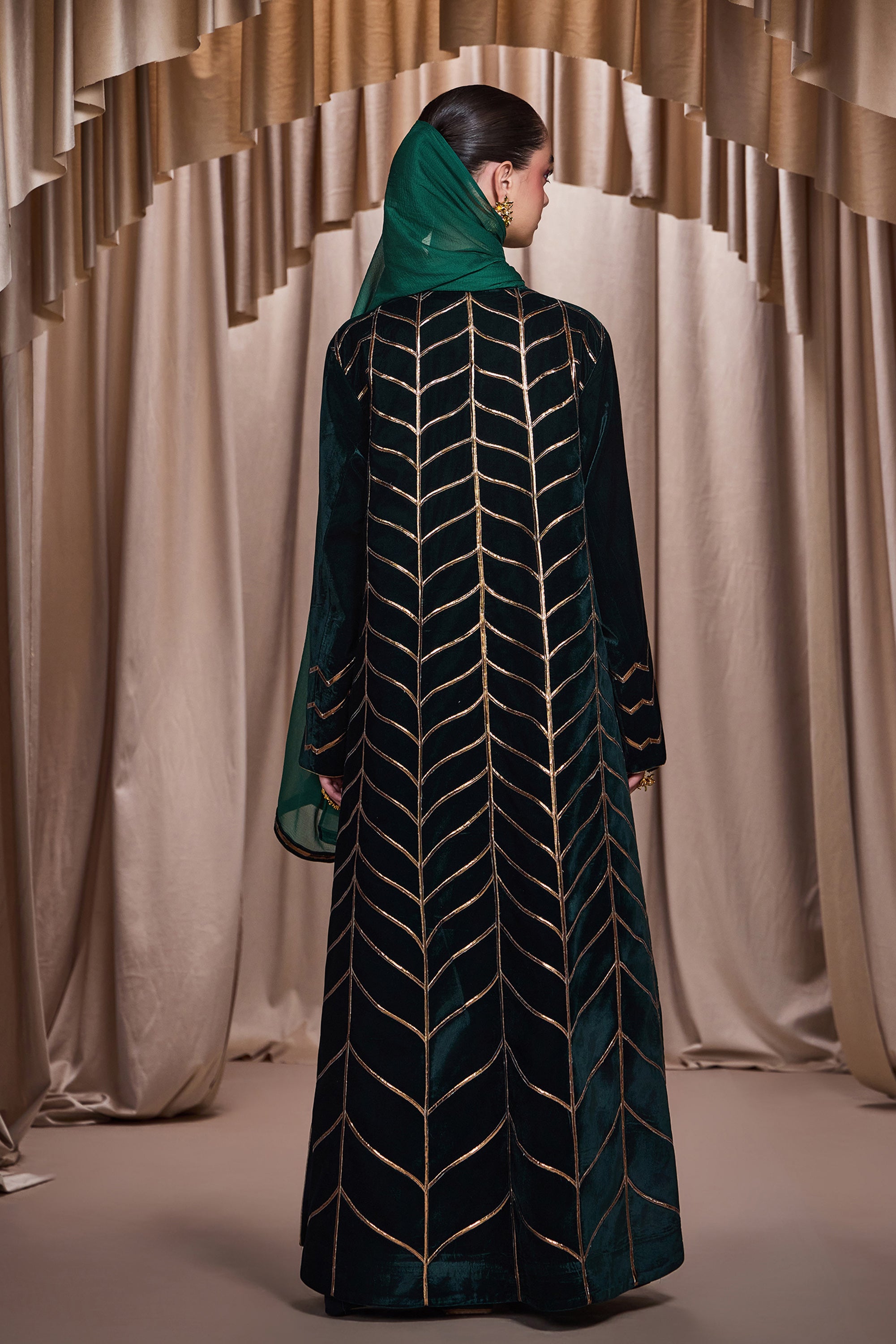 Zabira Embroidered Abaya
