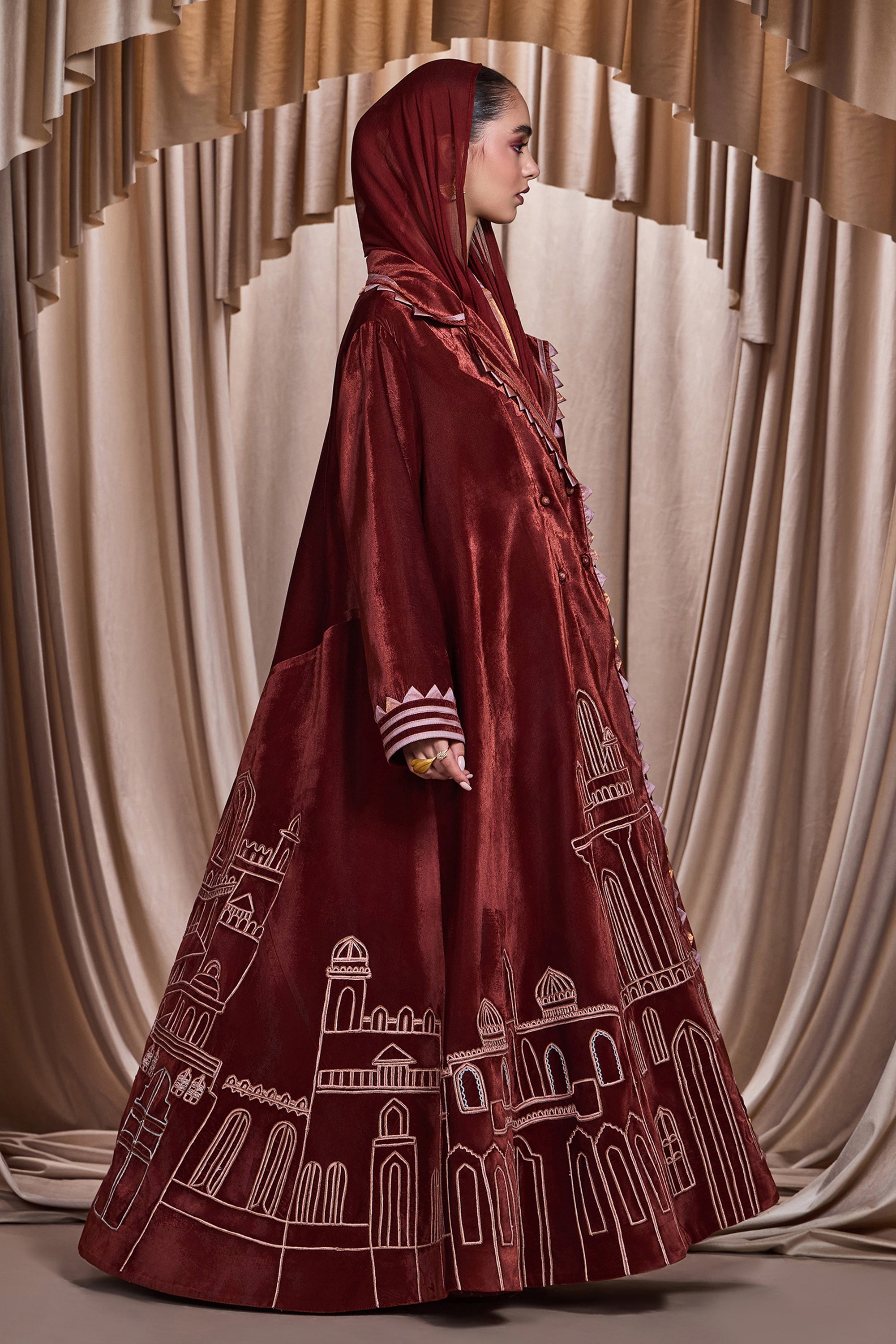 Wasilah Embroidered Abaya