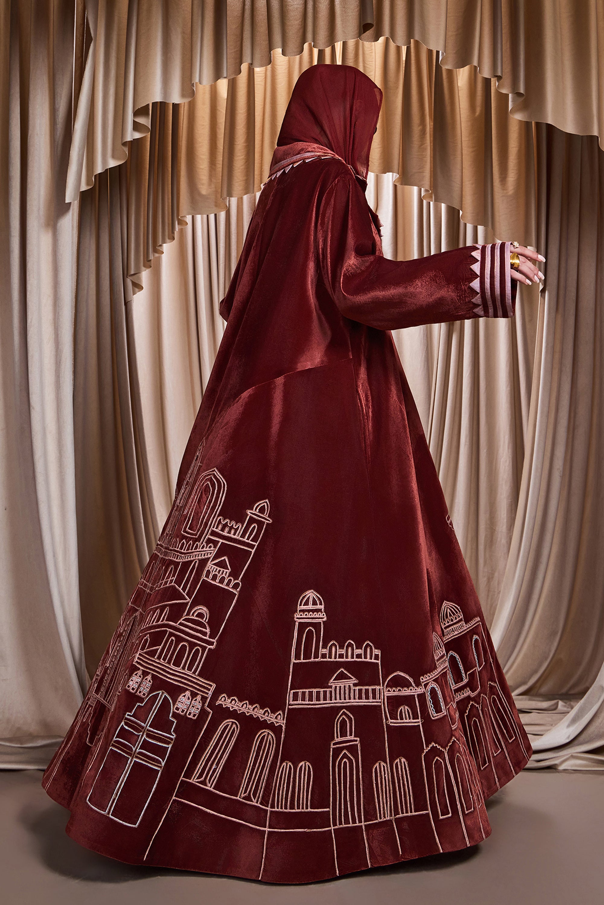 Wasilah Embroidered Abaya