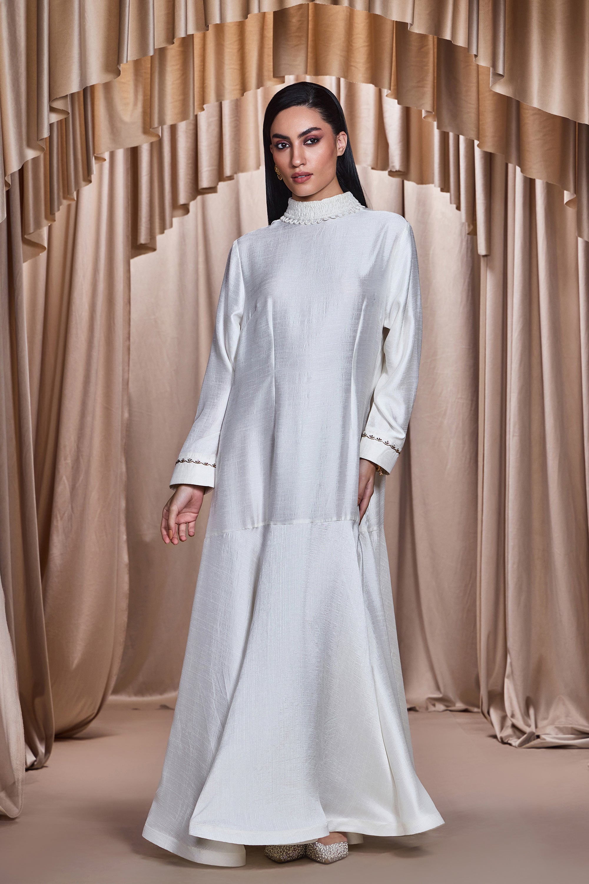 Atifa Embellished Cape