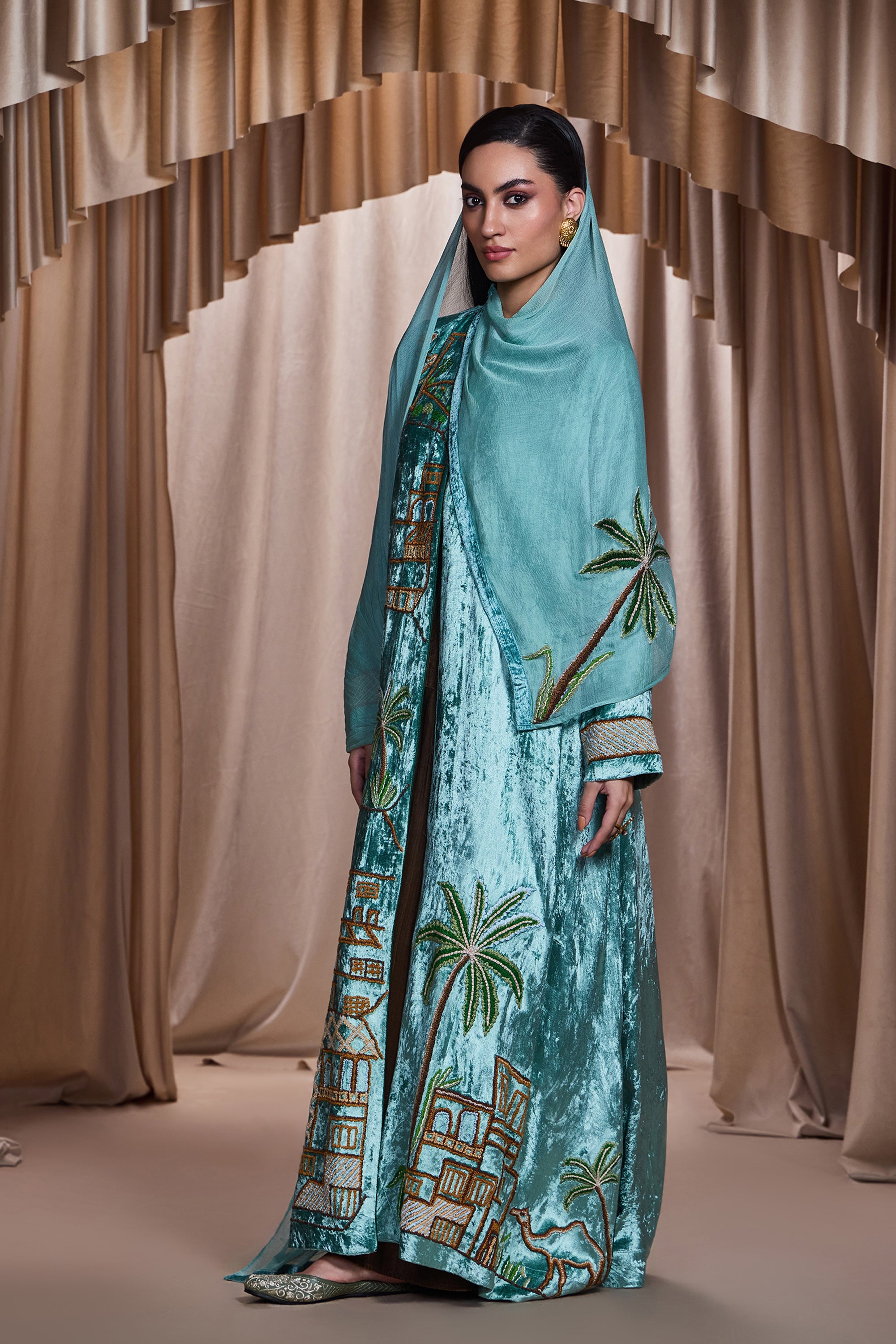 Kaifa Embroidered Abaya