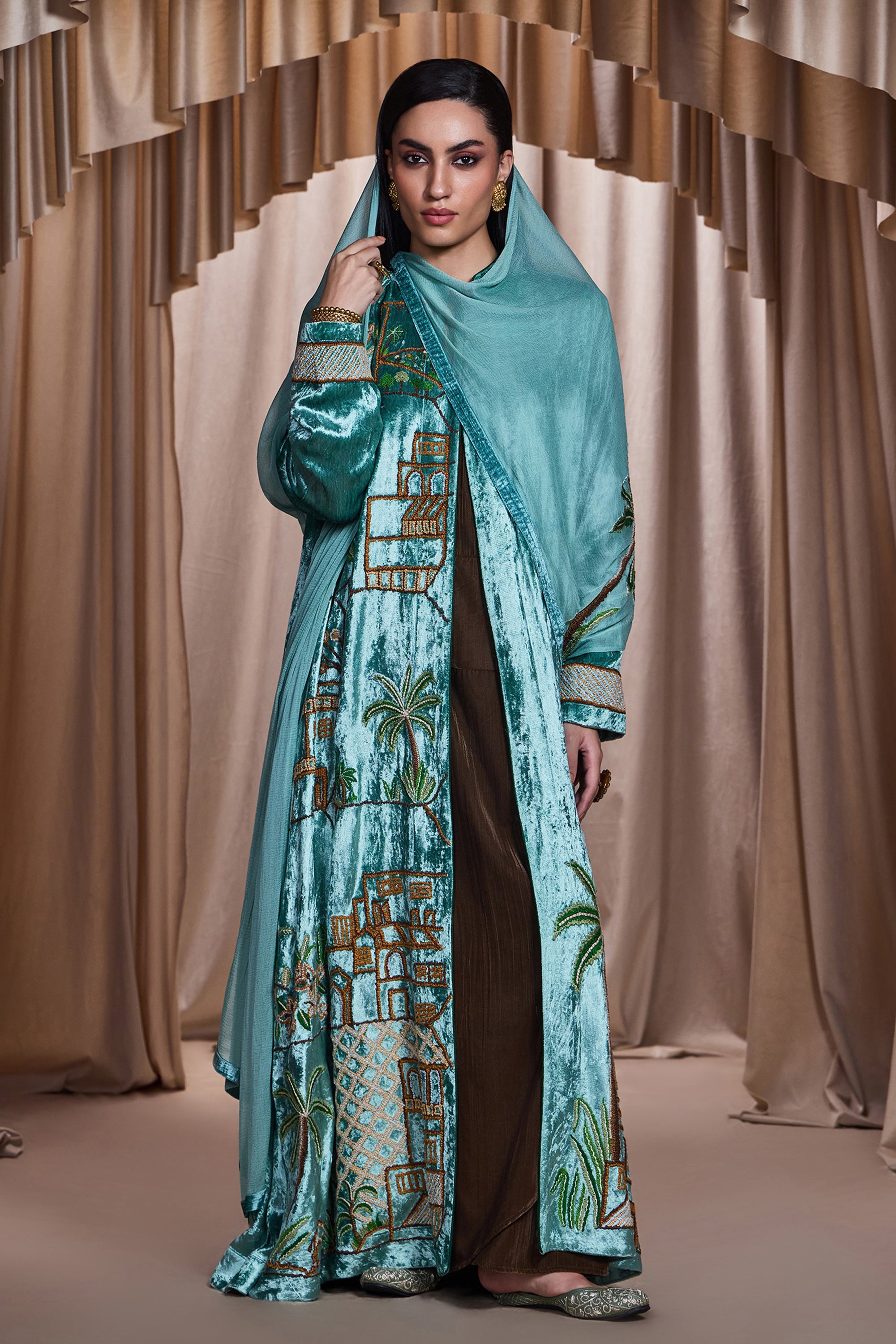 Kaifa Embroidered Abaya