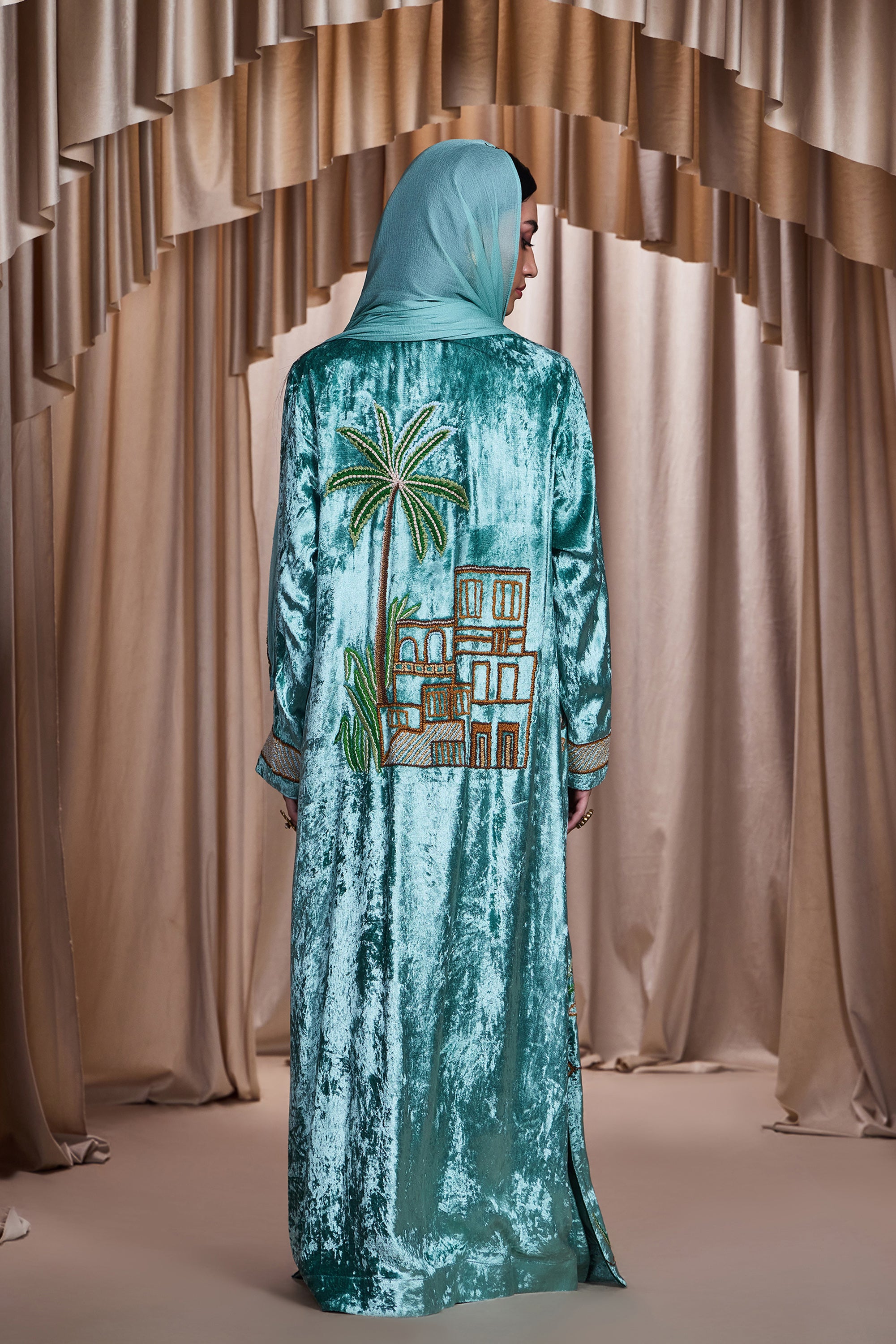 Kaifa Embroidered Abaya