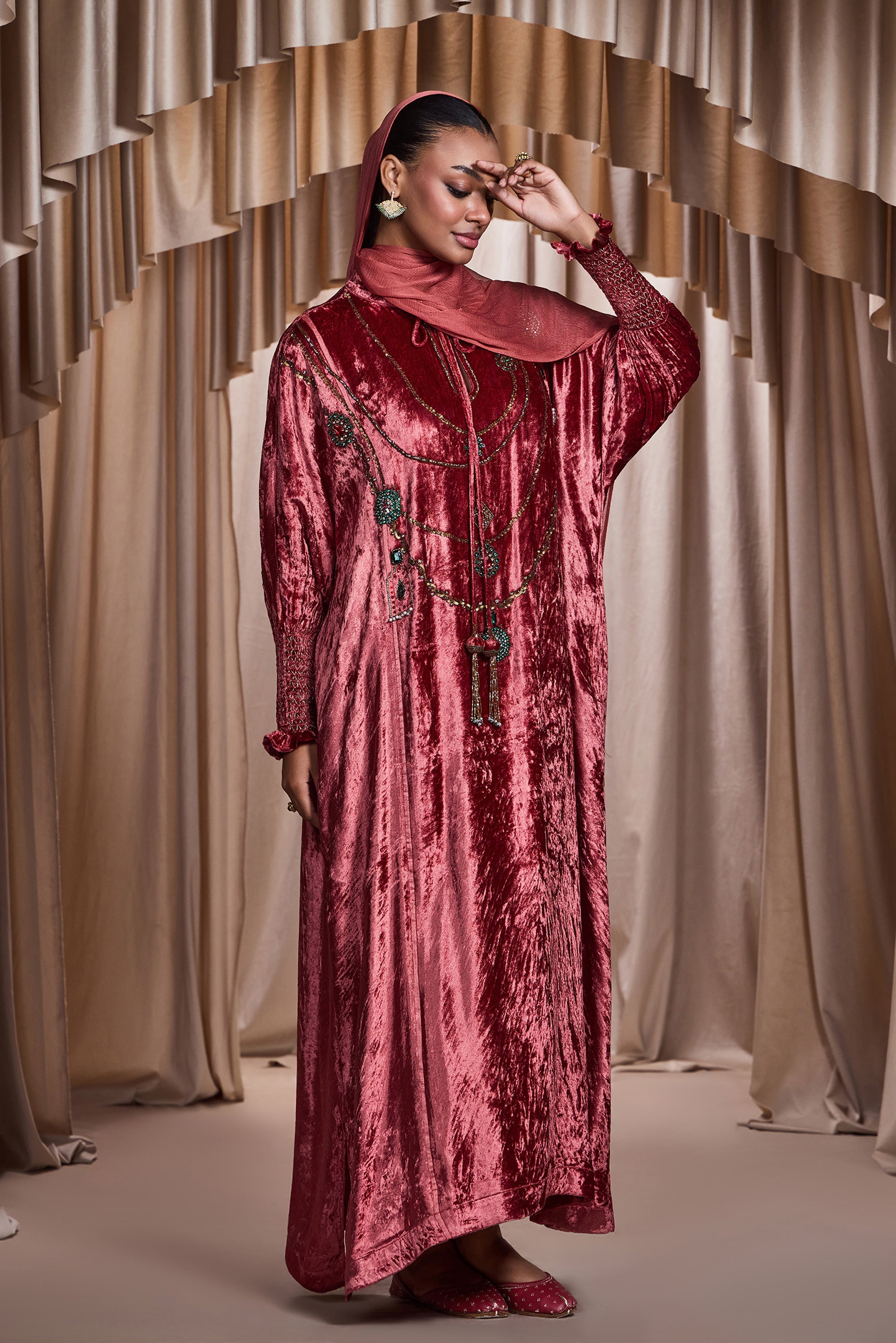 Munisa Embellished Jalabiya