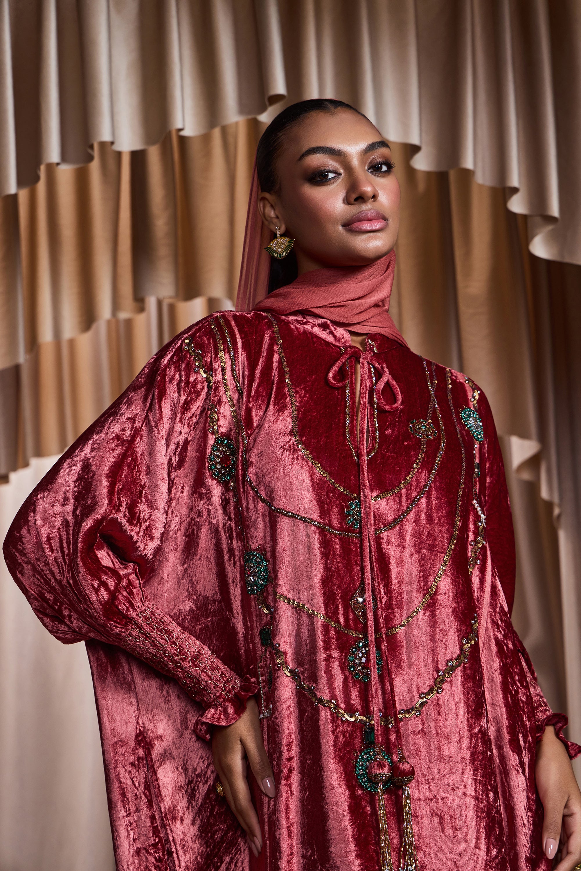 Munisa Embellished Jalabiya