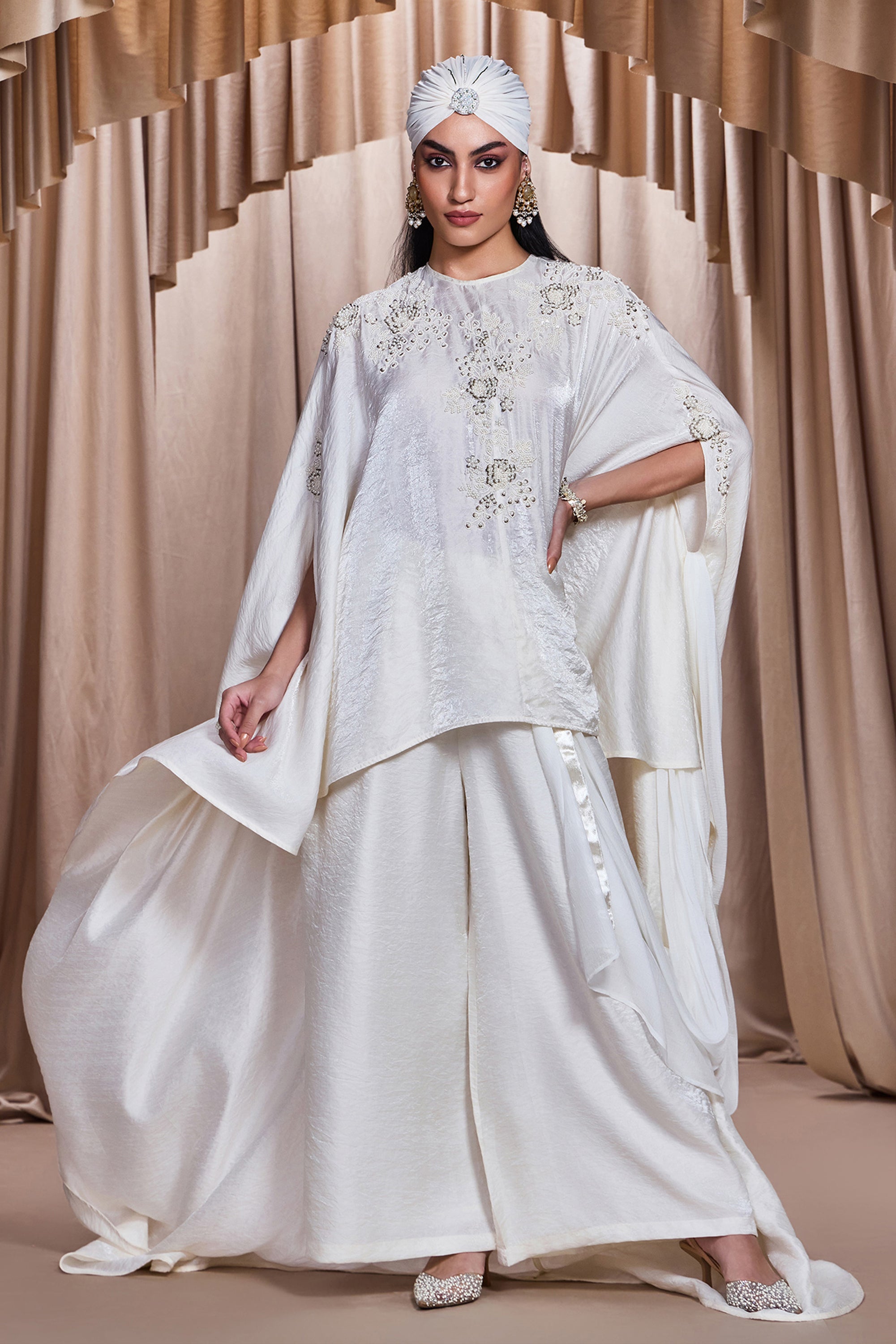 Vivian Embellished Cape