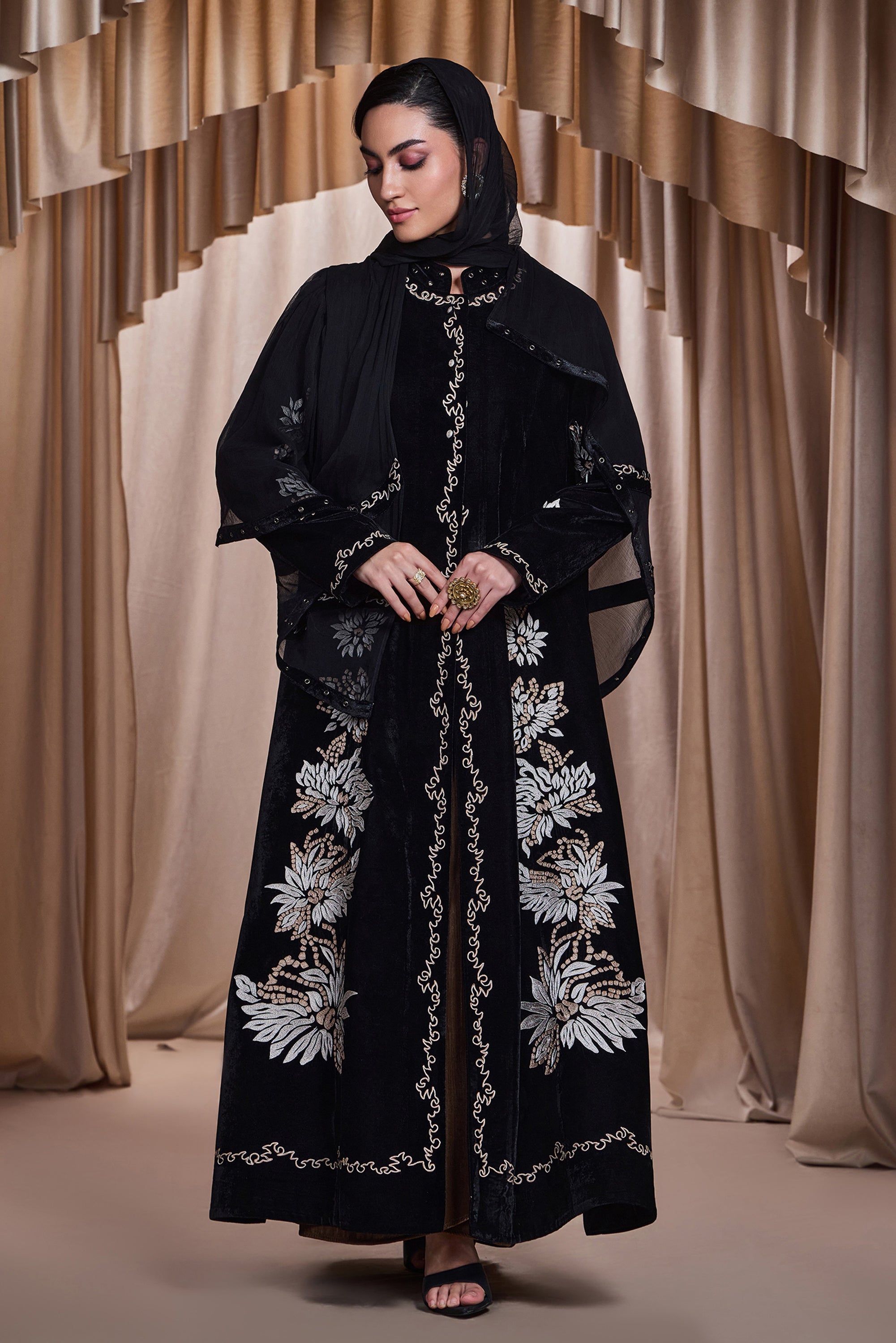 Nazeera Embroidered Abaya