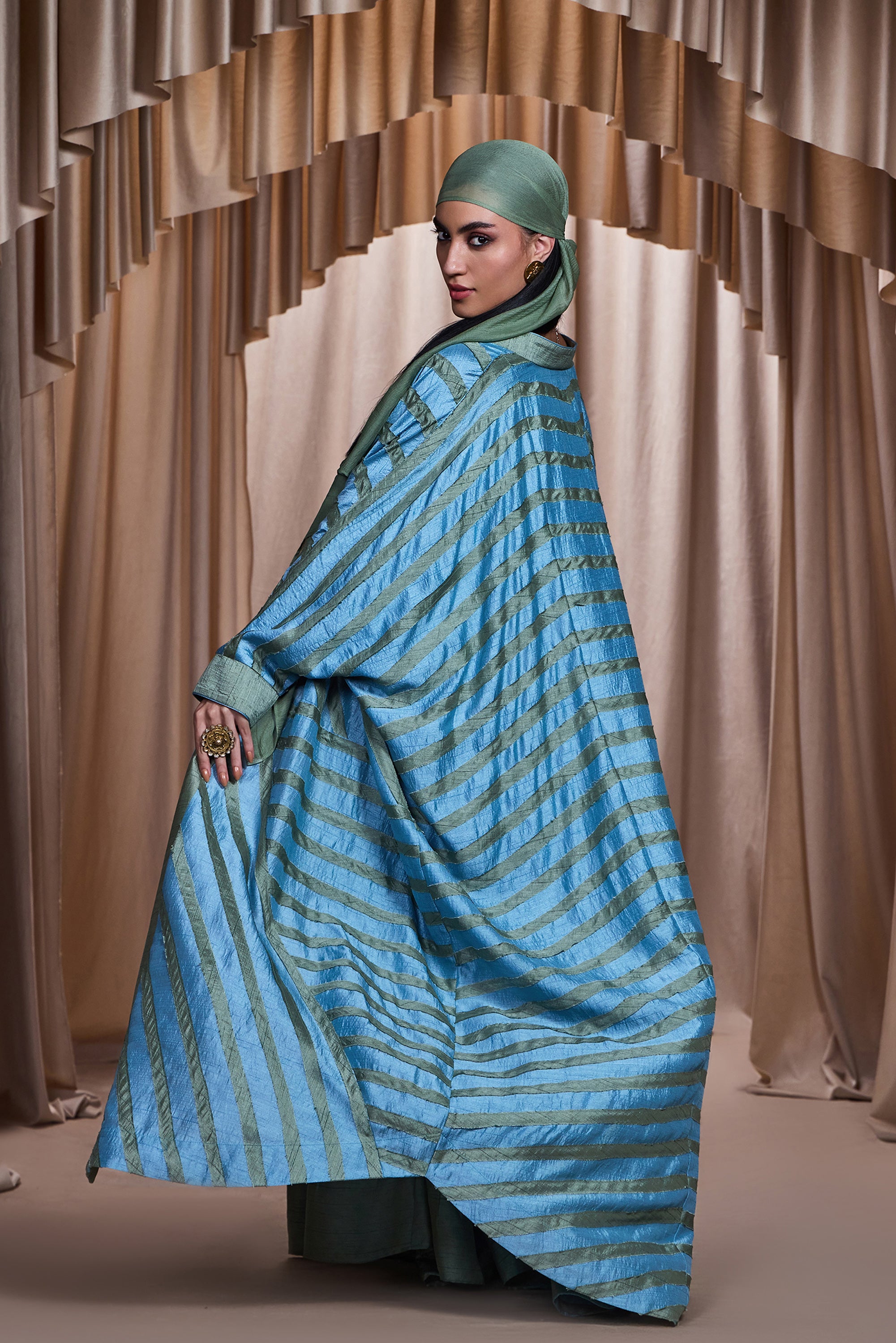 Zilveen Abaya with Patch Work