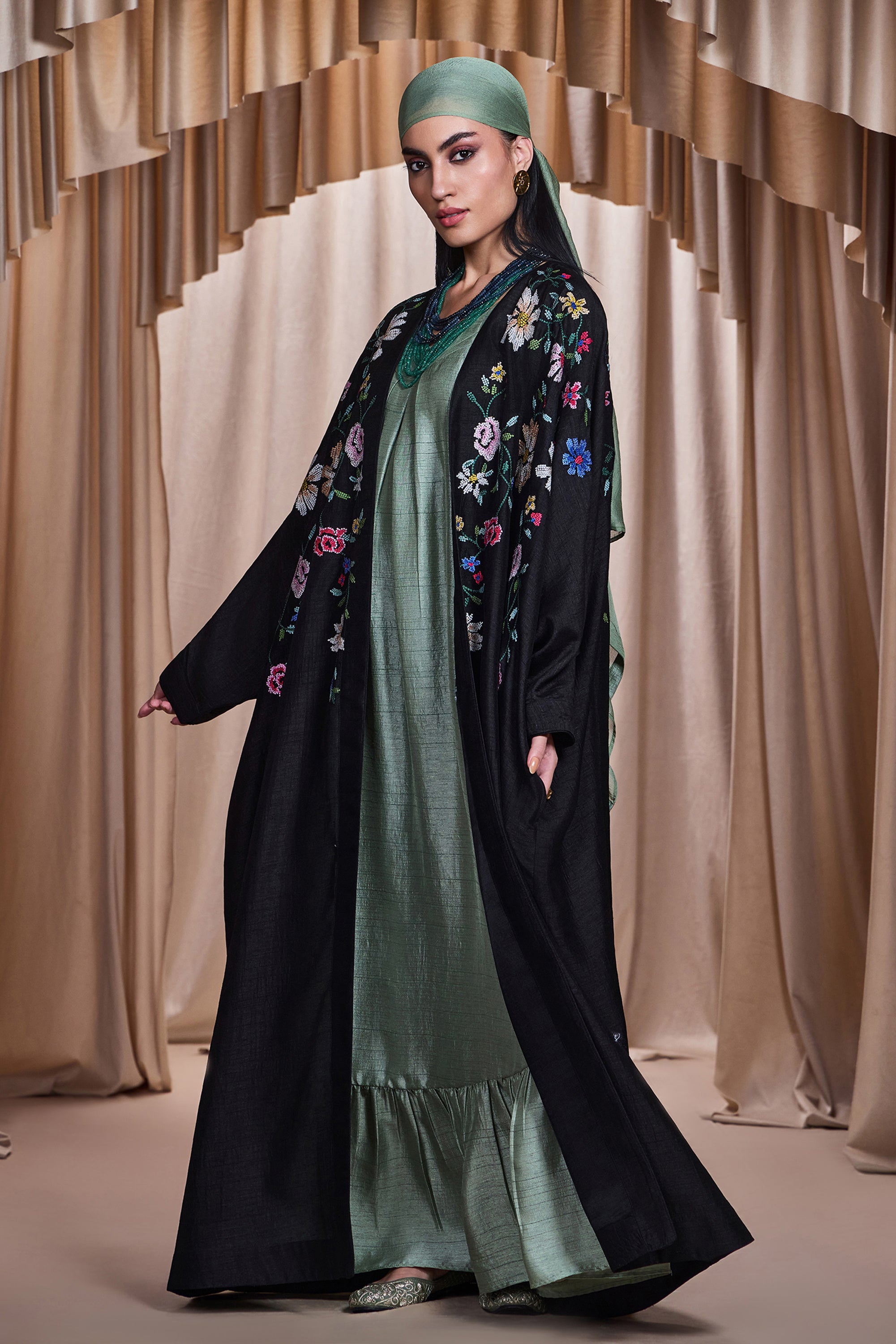 Aryana Embroidered Abaya