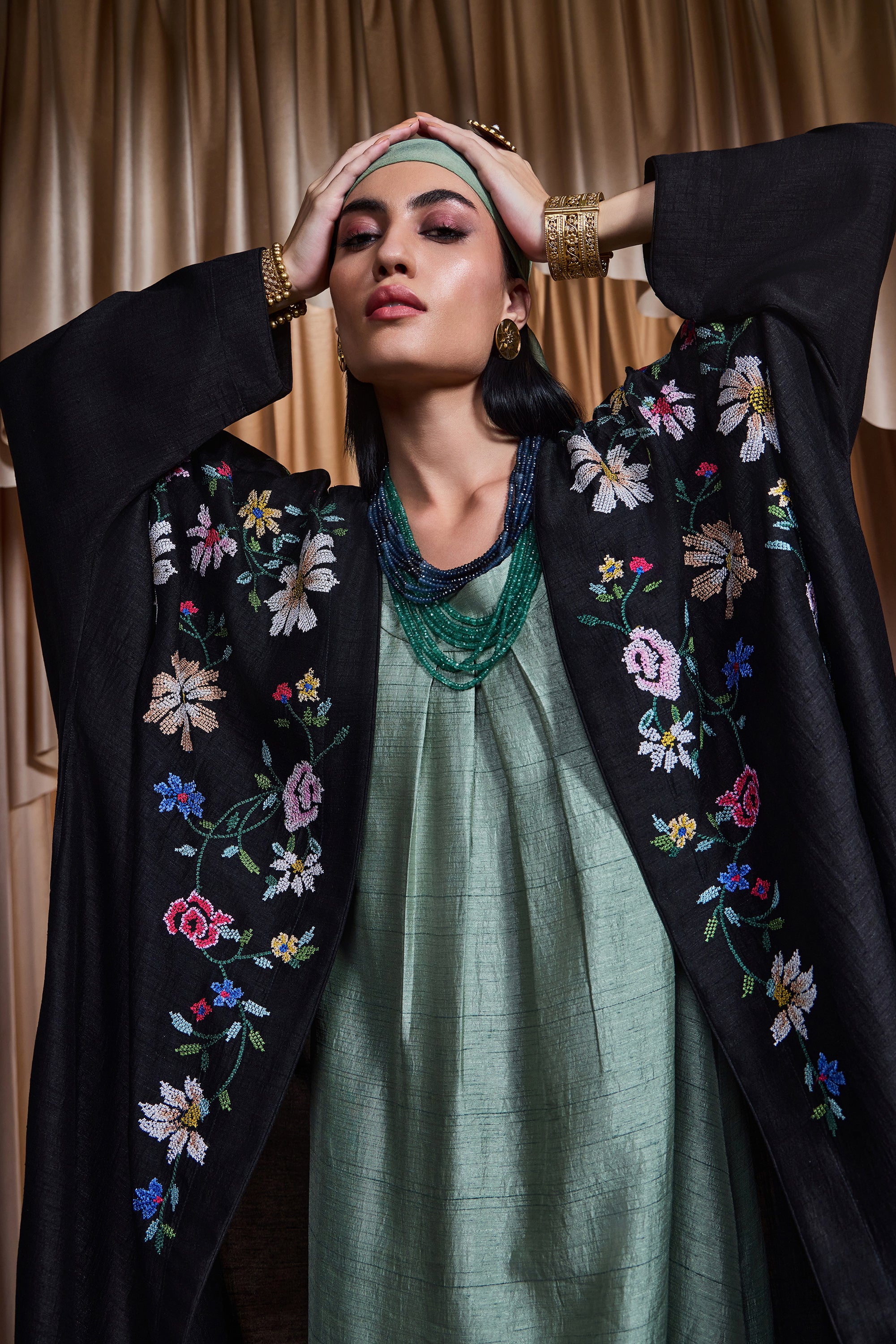 Aryana Embroidered Abaya