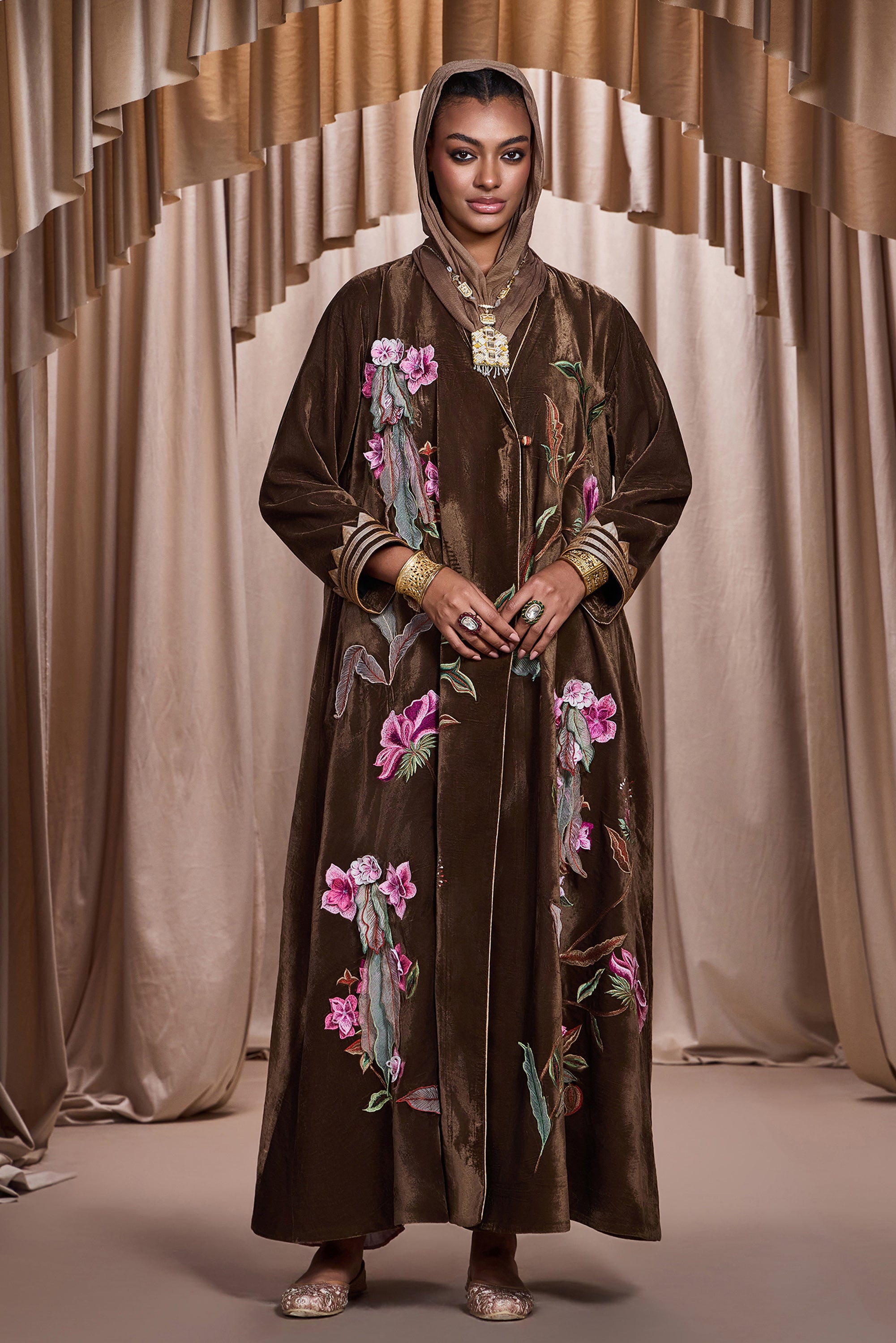 Maliha Embroidered Abaya