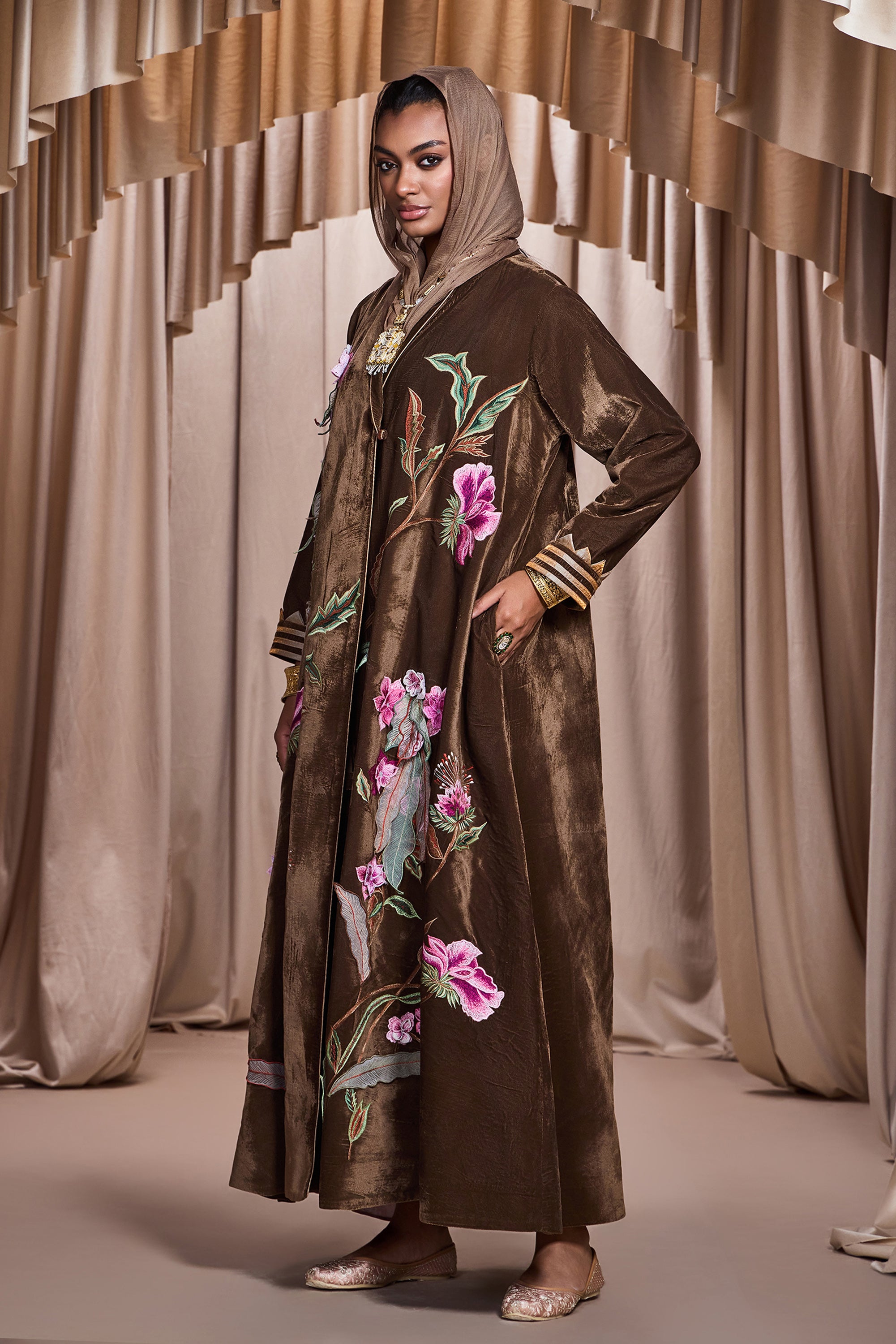 Maliha Embroidered Abaya