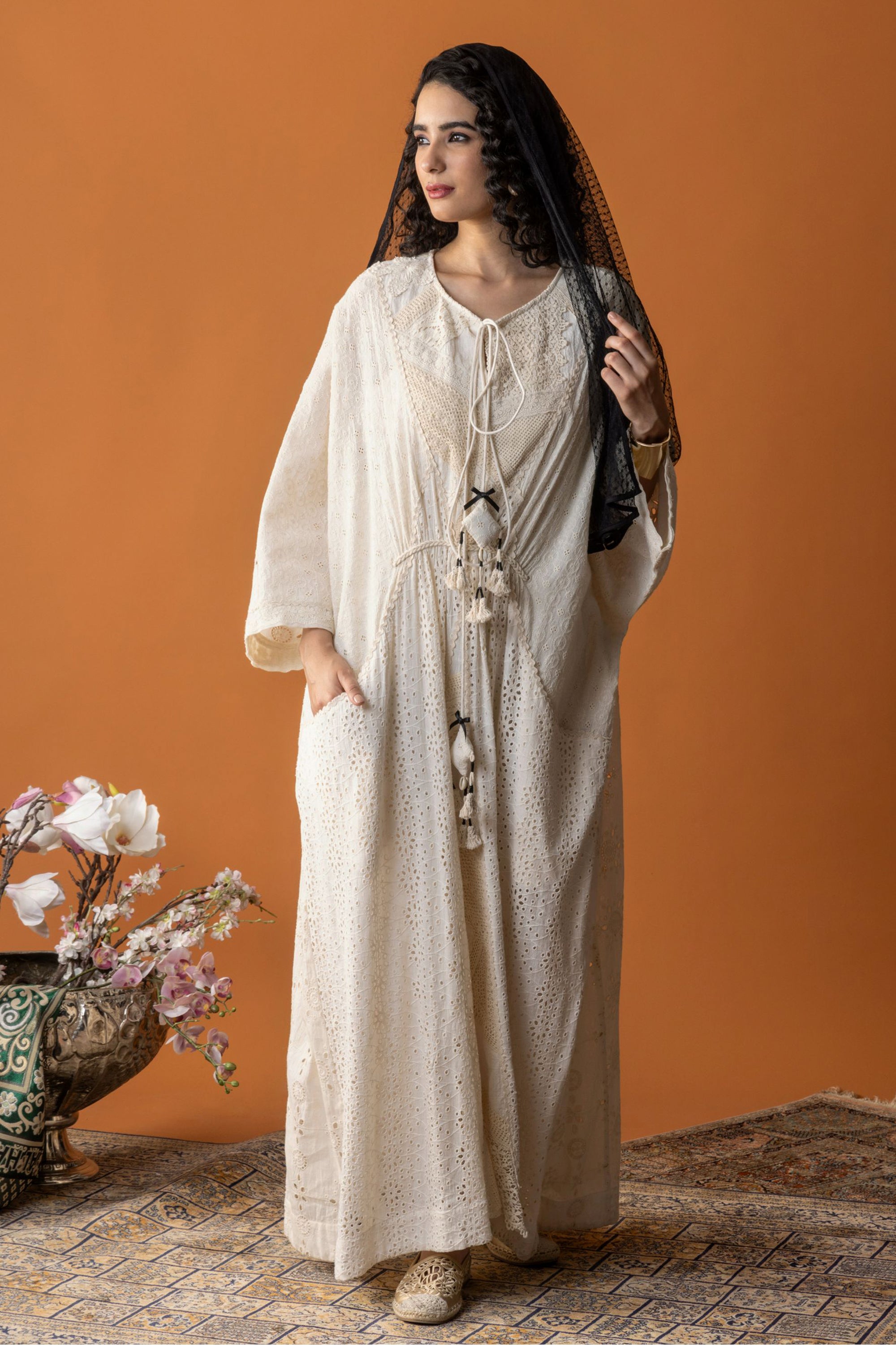 Tara Jalabiya with Inner Cami & Sheila