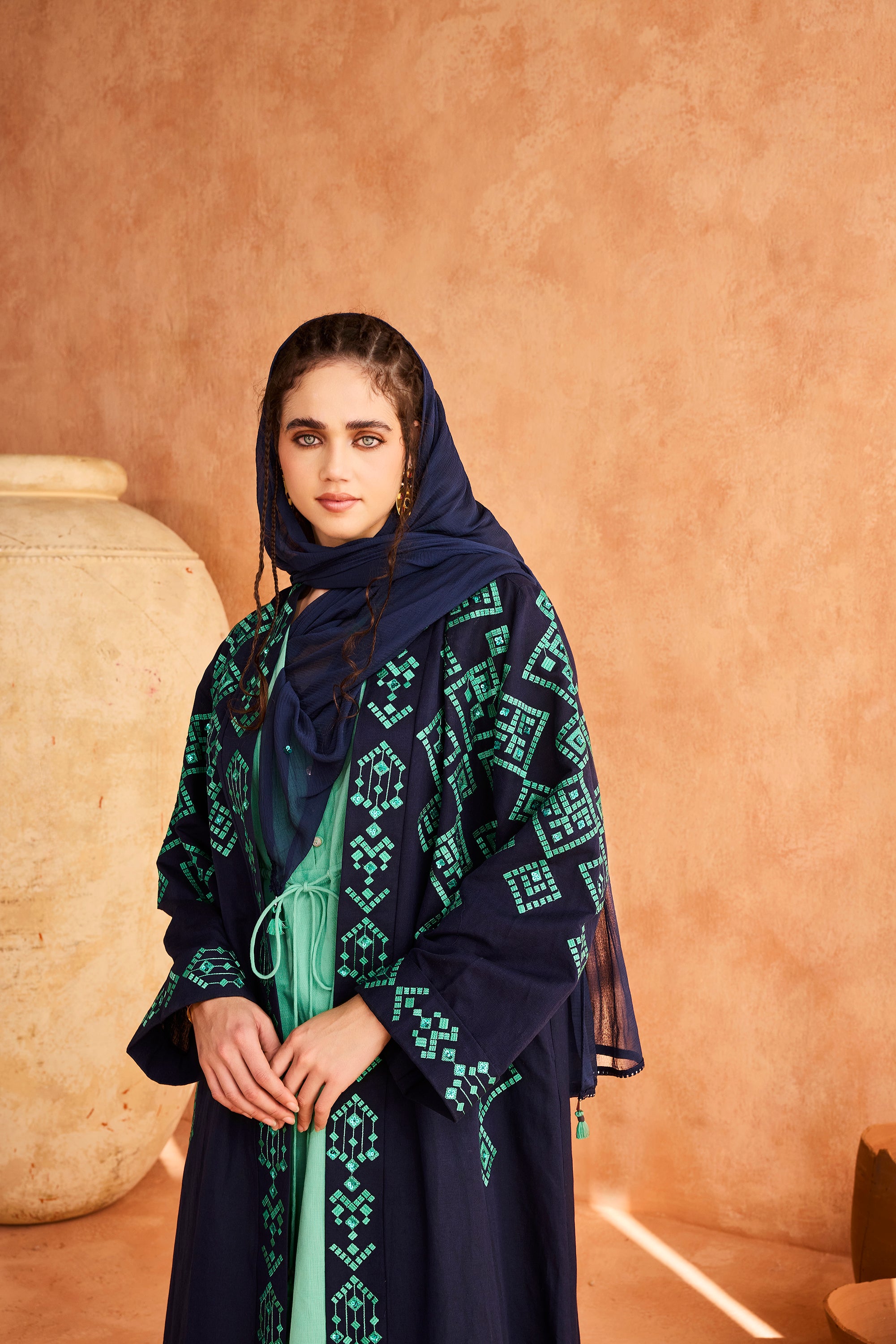 Malak Embroidered Abaya