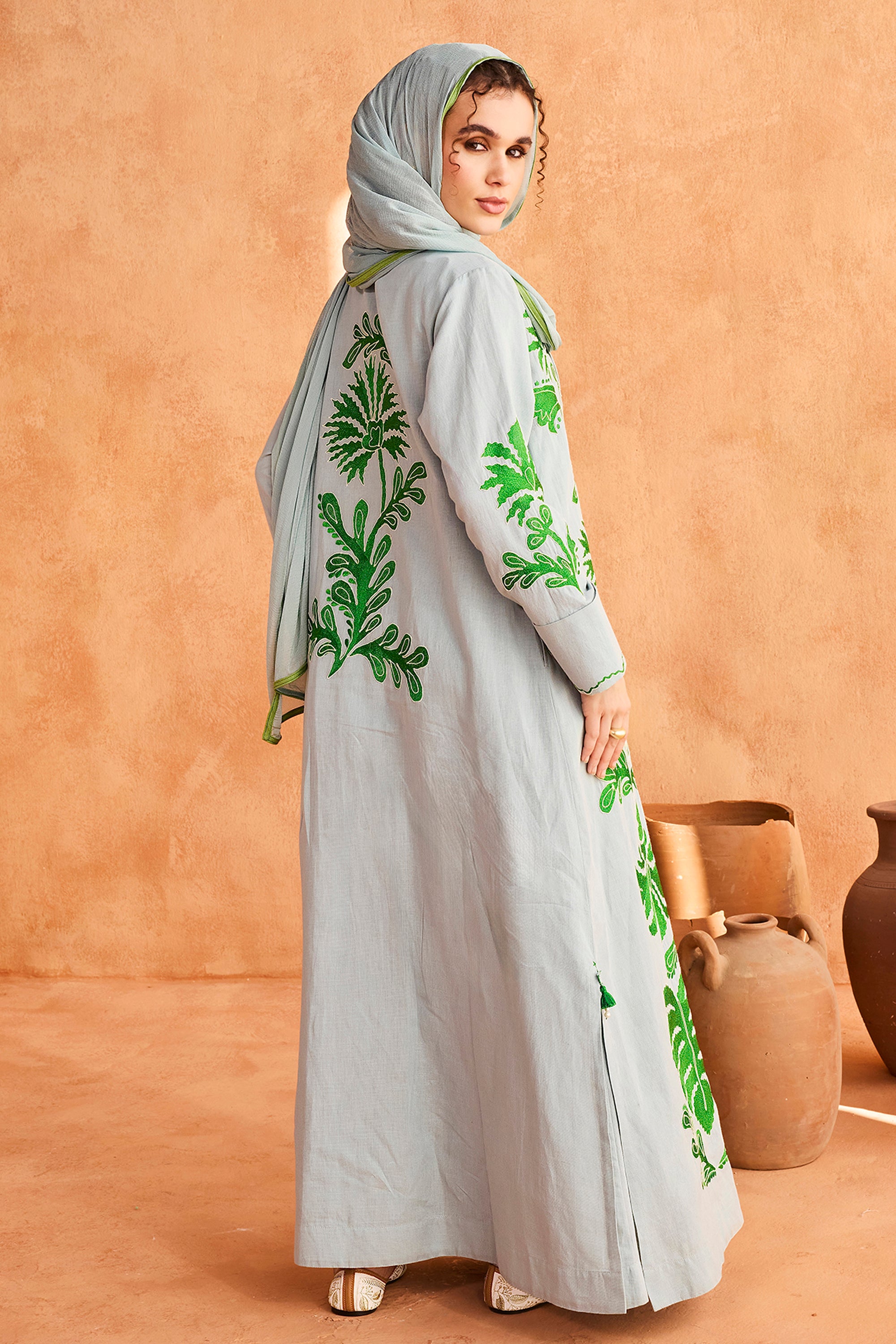 Saadia Embroidered Abaya