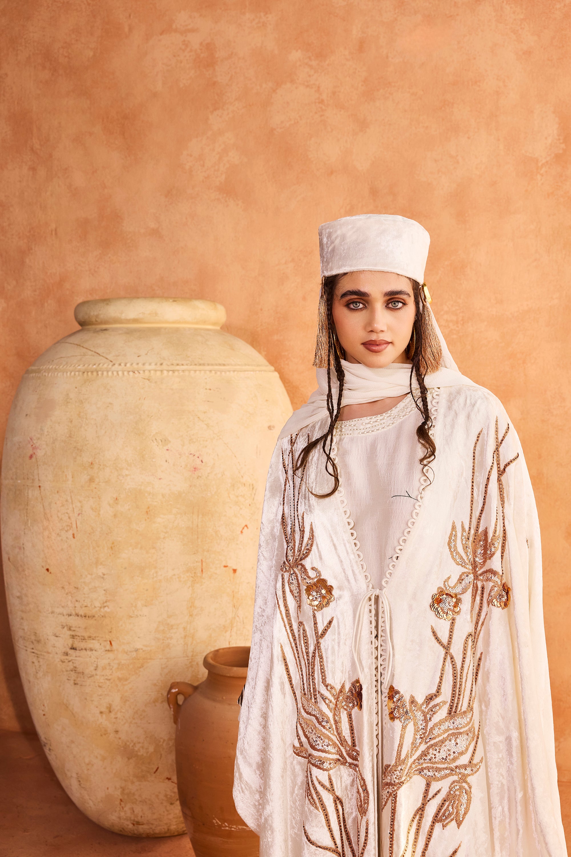 Ayyan Embroidered Cape with Embellishment