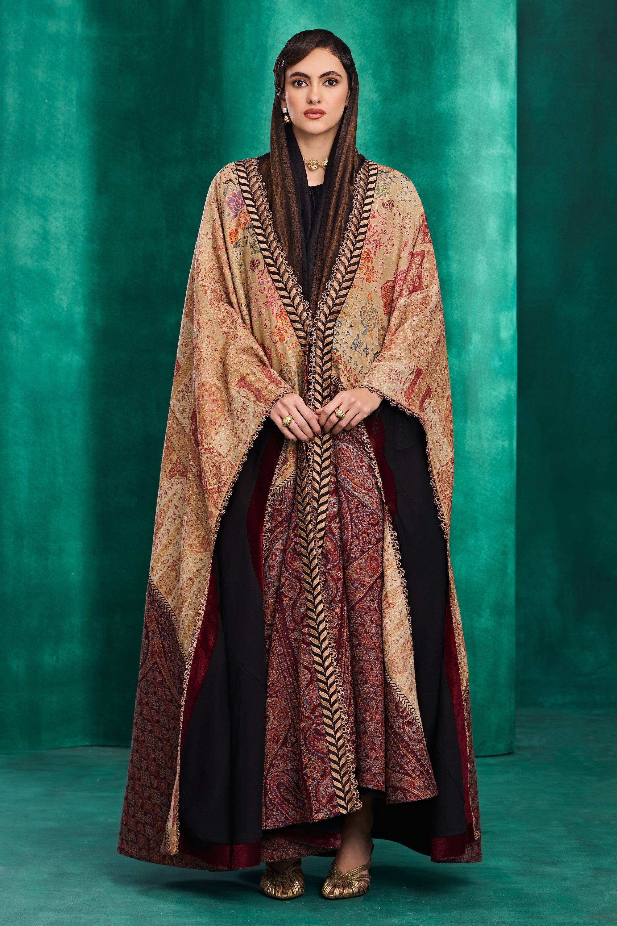 Iqraah Embroidered Abaya