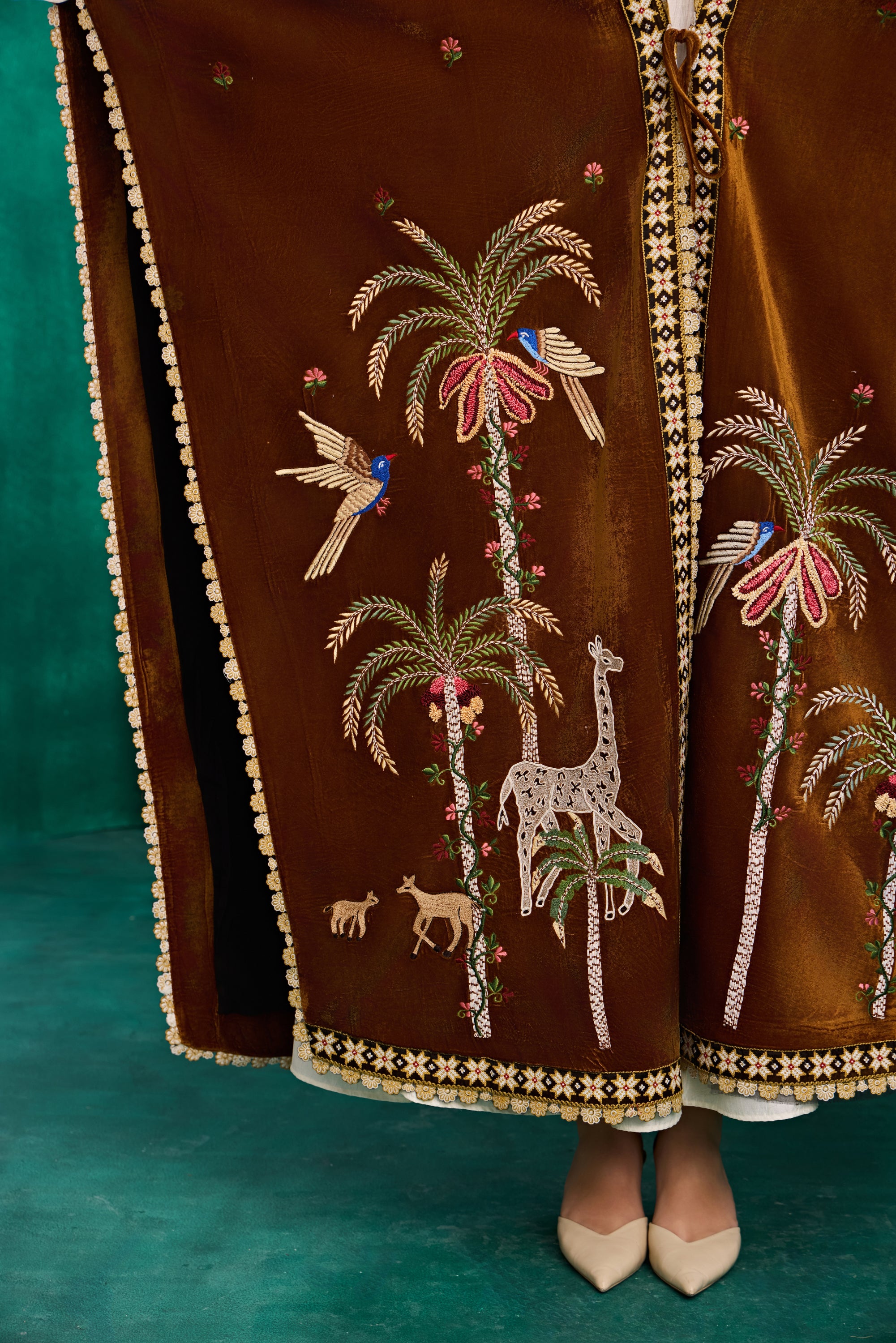 Karamah Embroidered Cape