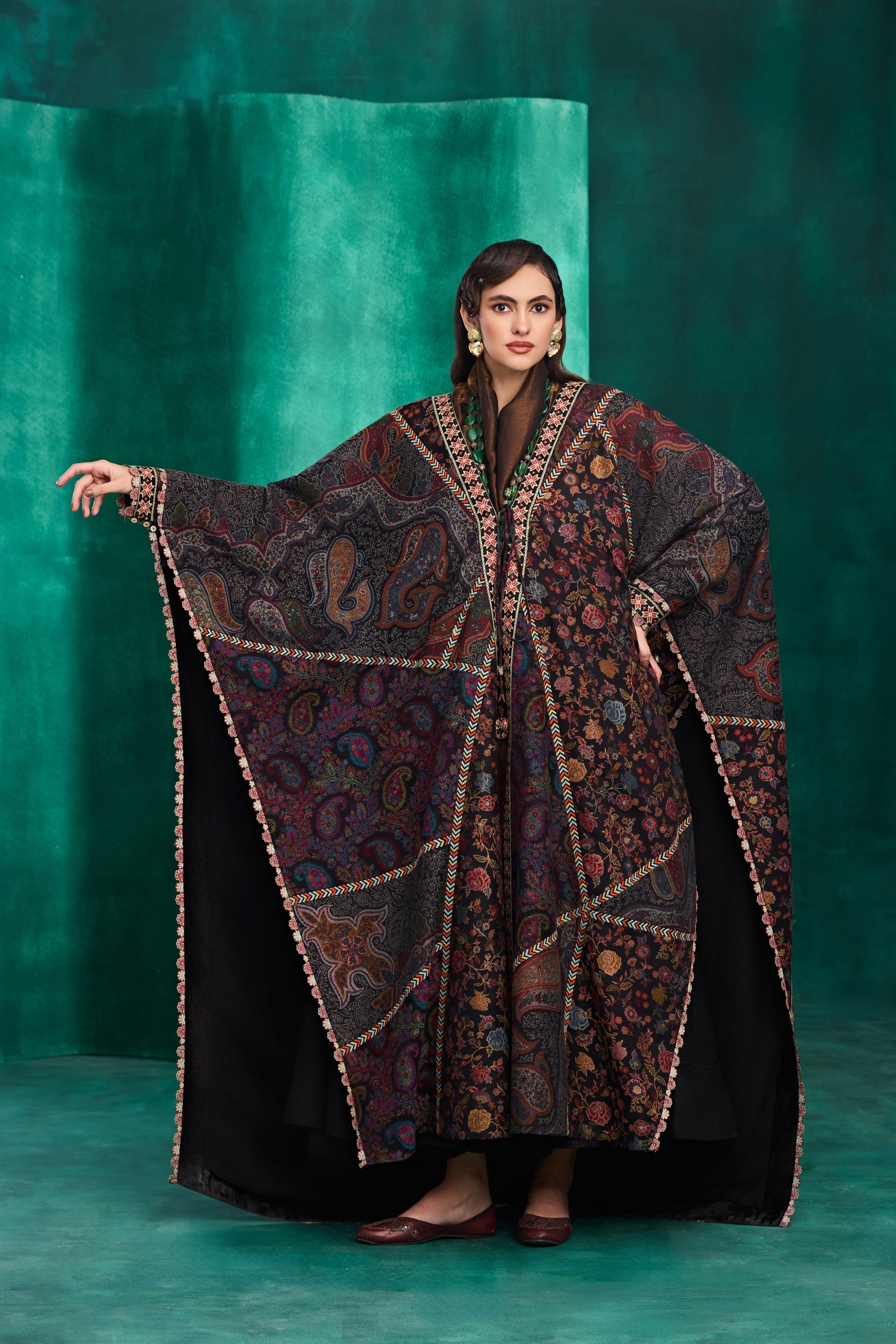 Farasha Embroidered Cape