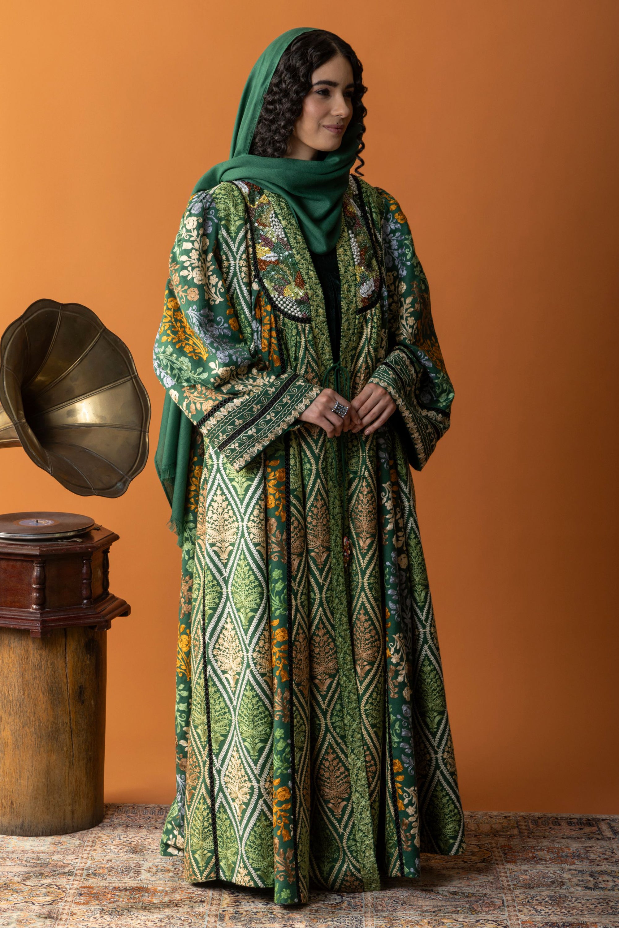 Hayat Embroidered Abaya
