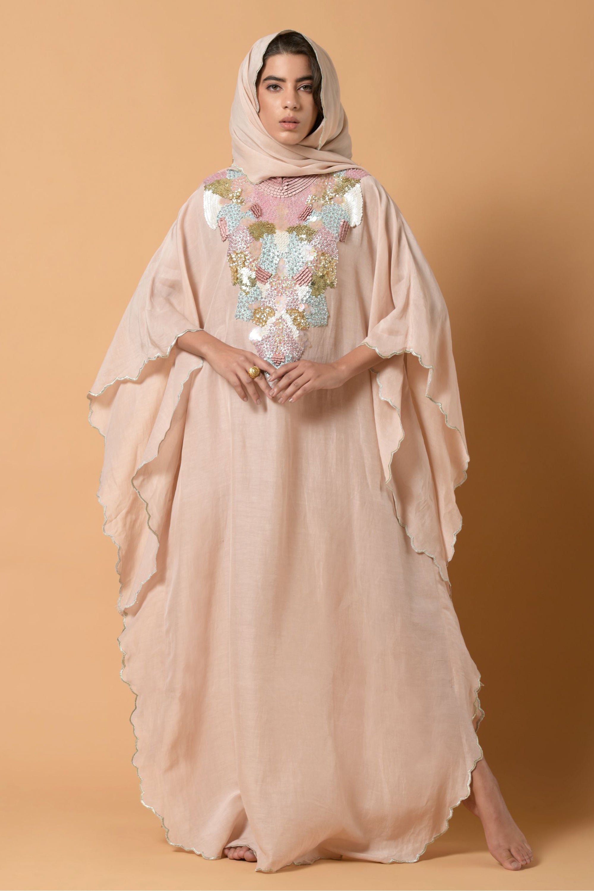 Farhana Blush Delight Jalabiya