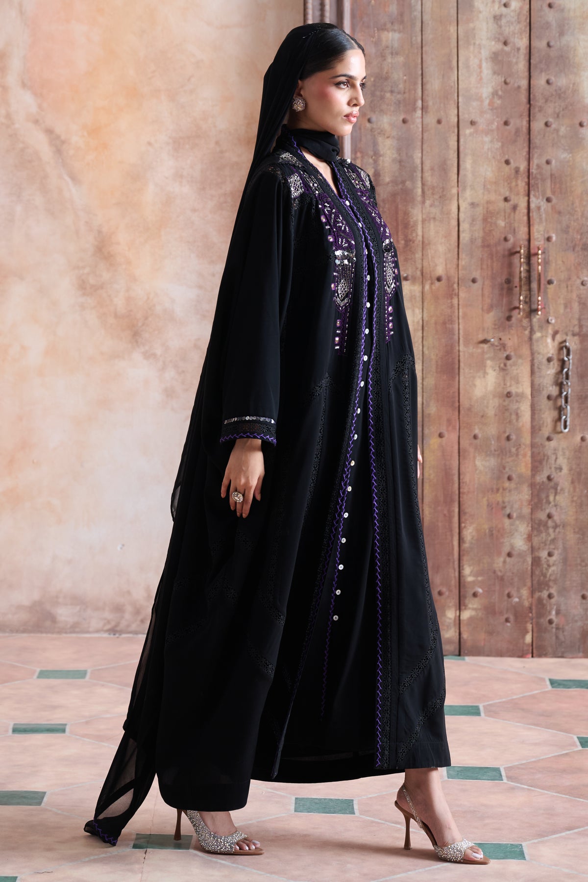 Rufaida Embellished Abaya
