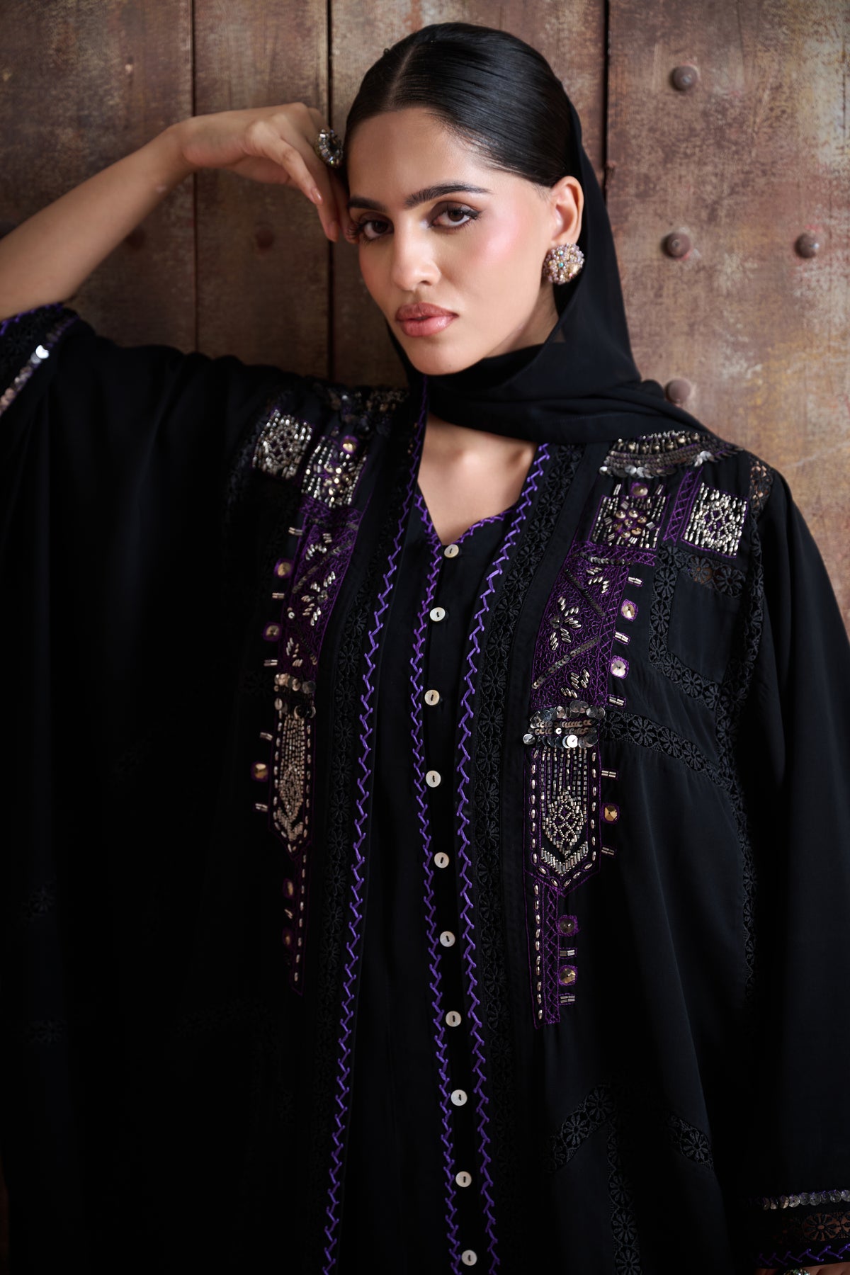 Rufaida Embellished Abaya