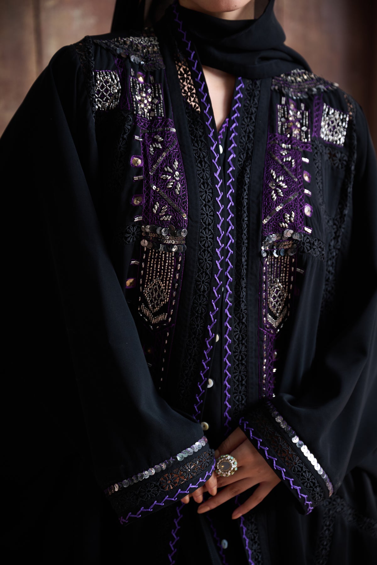 Rufaida Embellished Abaya
