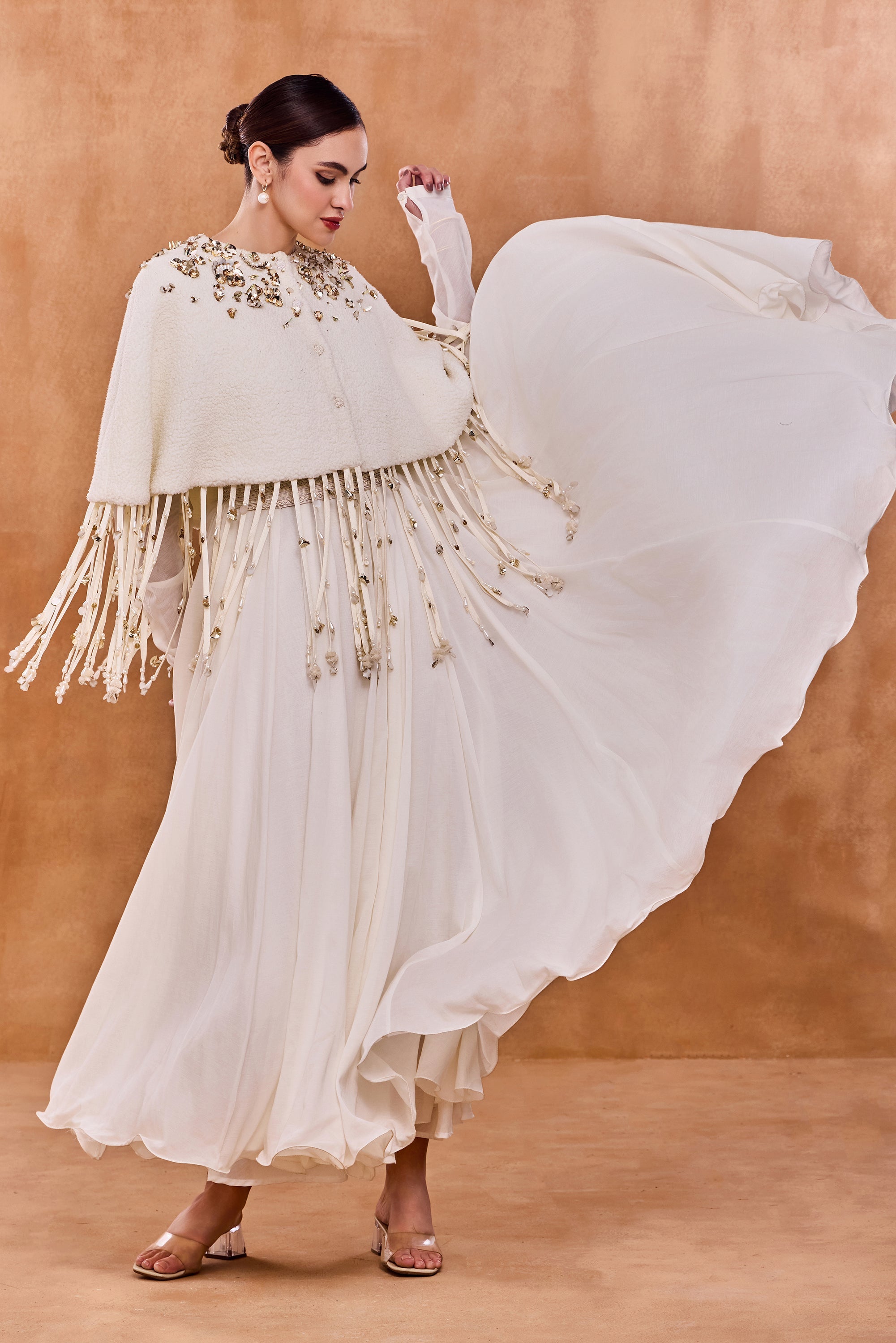 Humaira Embellished Cape