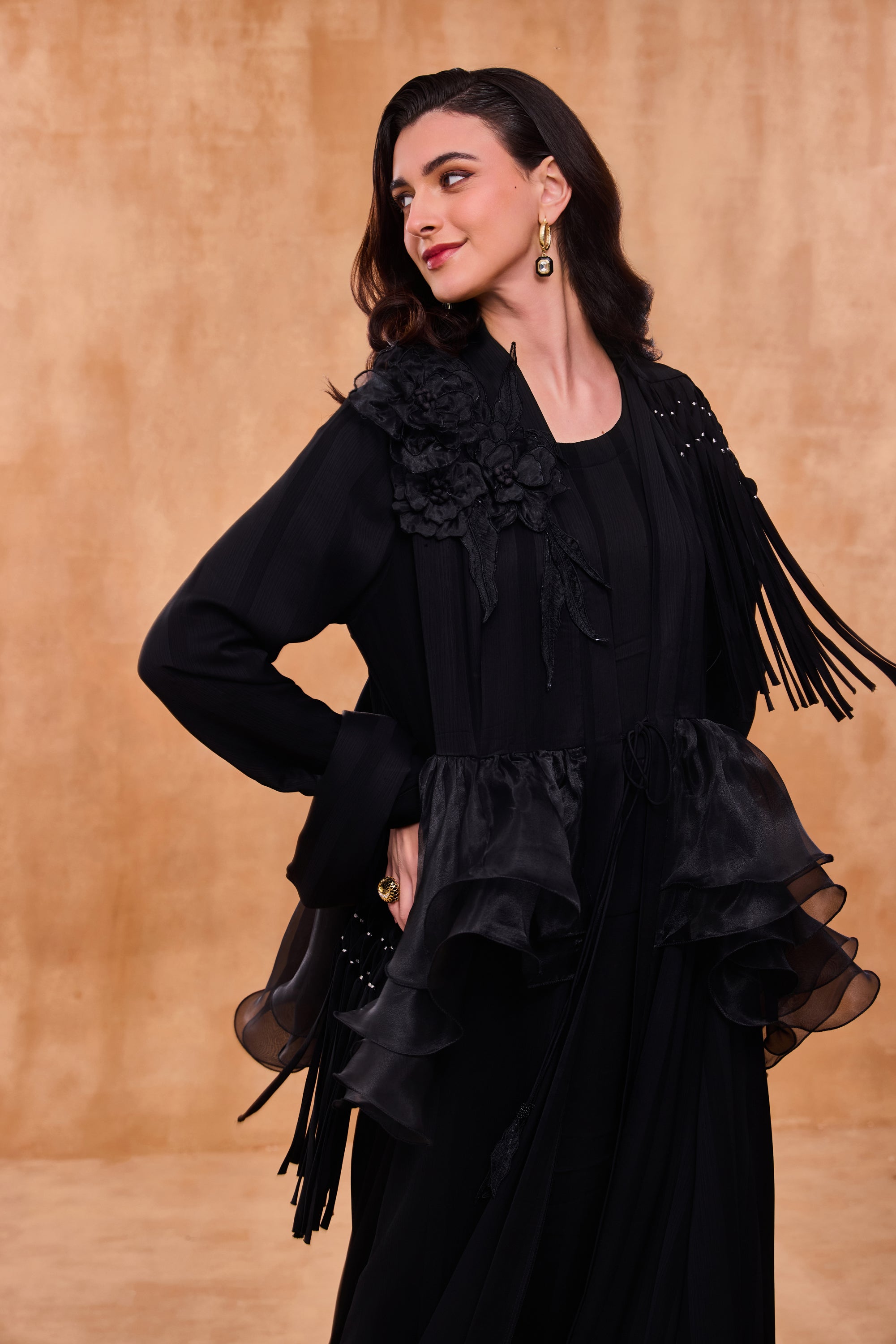 Kubra Embroidered Abaya