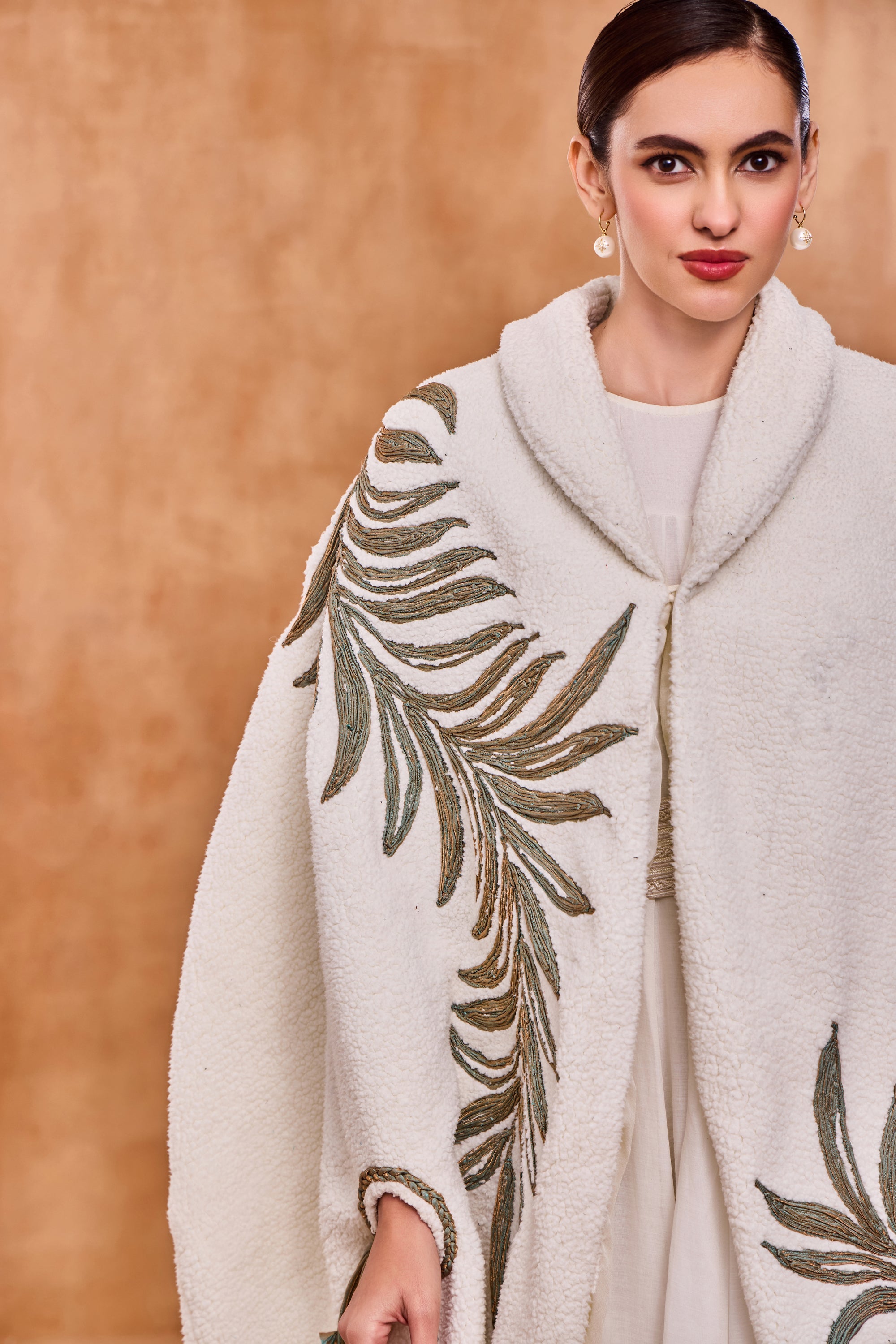 Zayrina Embroidered Cape