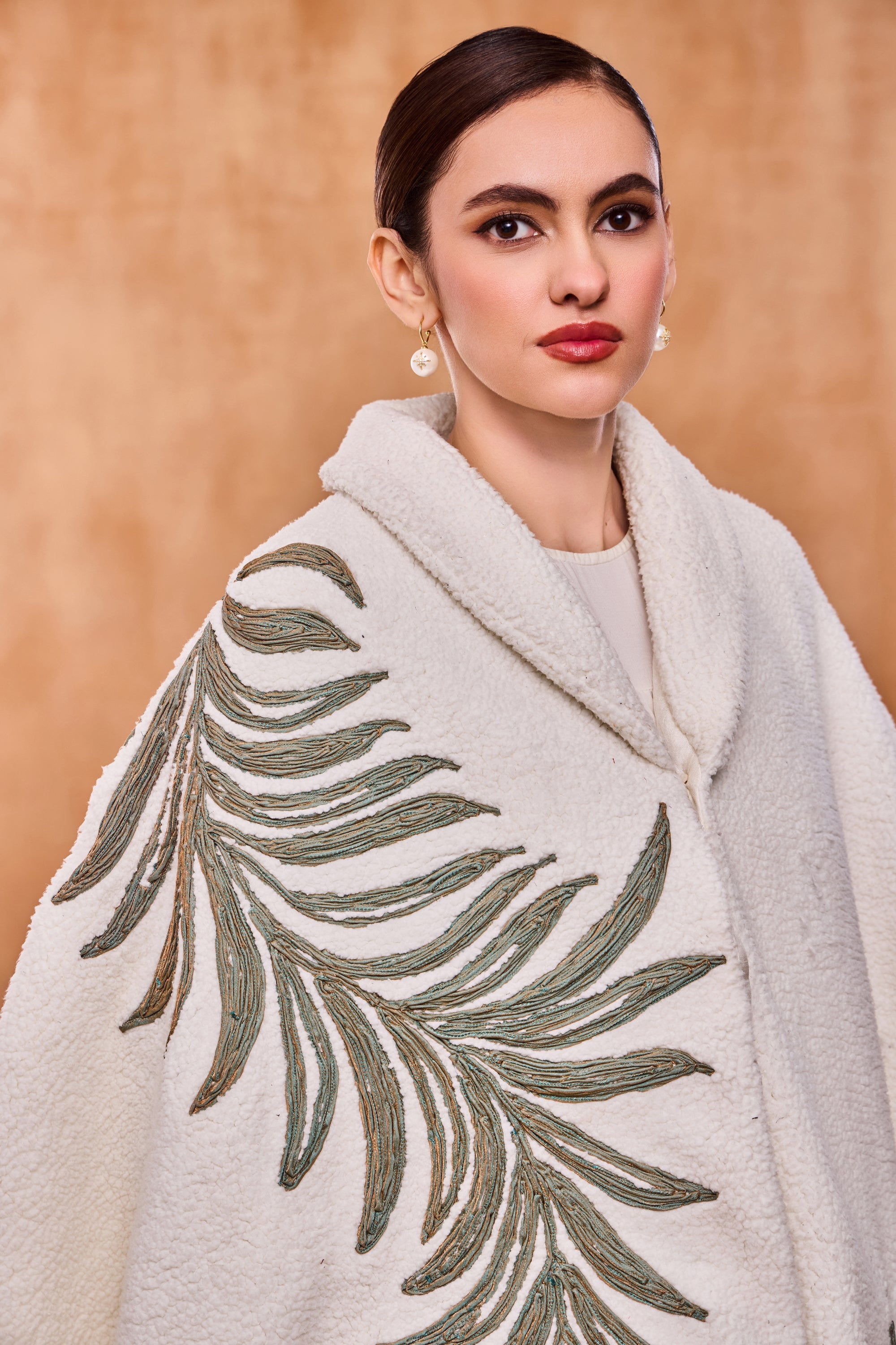 Zayrina Embroidered Cape