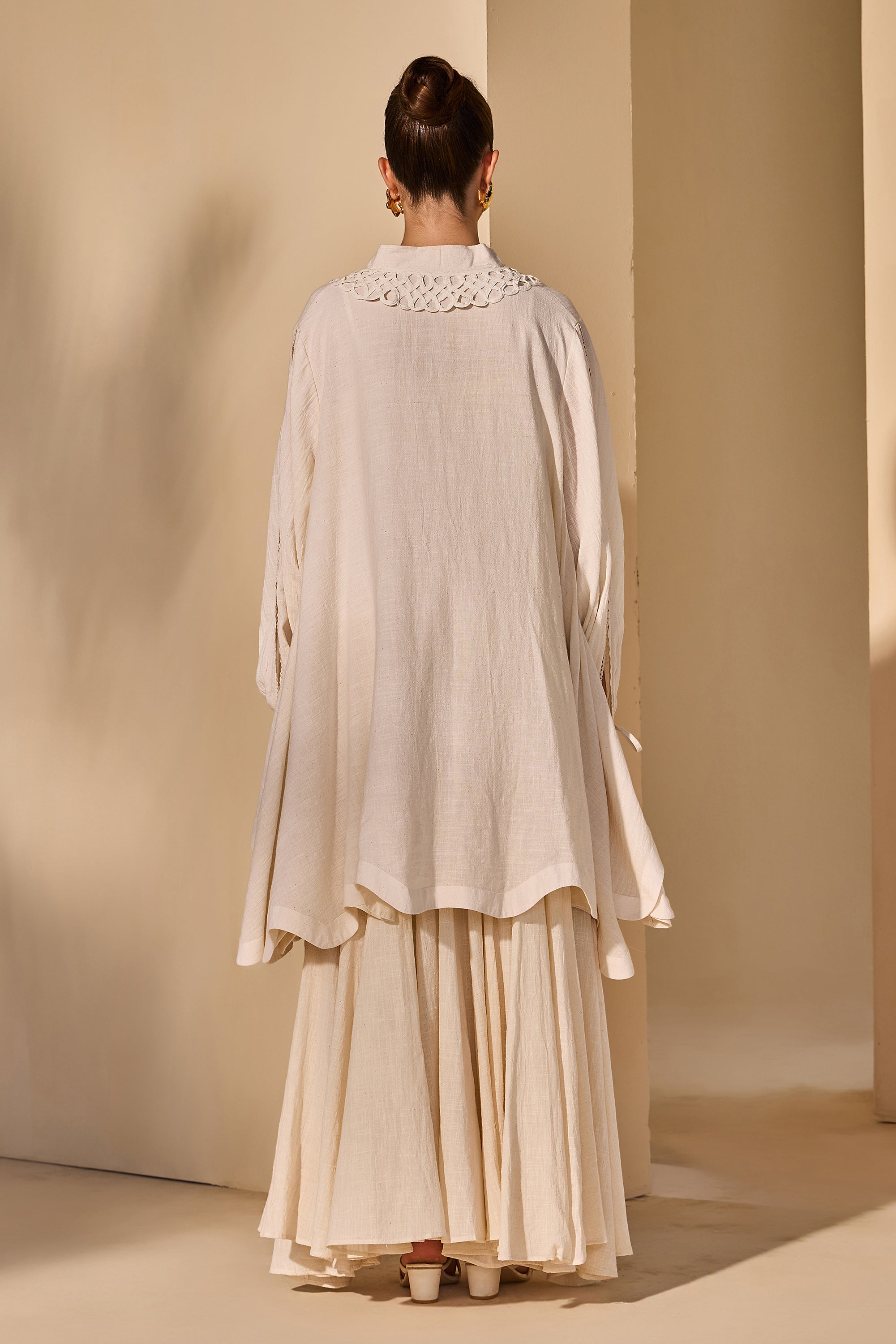 Mehzara Cotton Slub Jalabiya