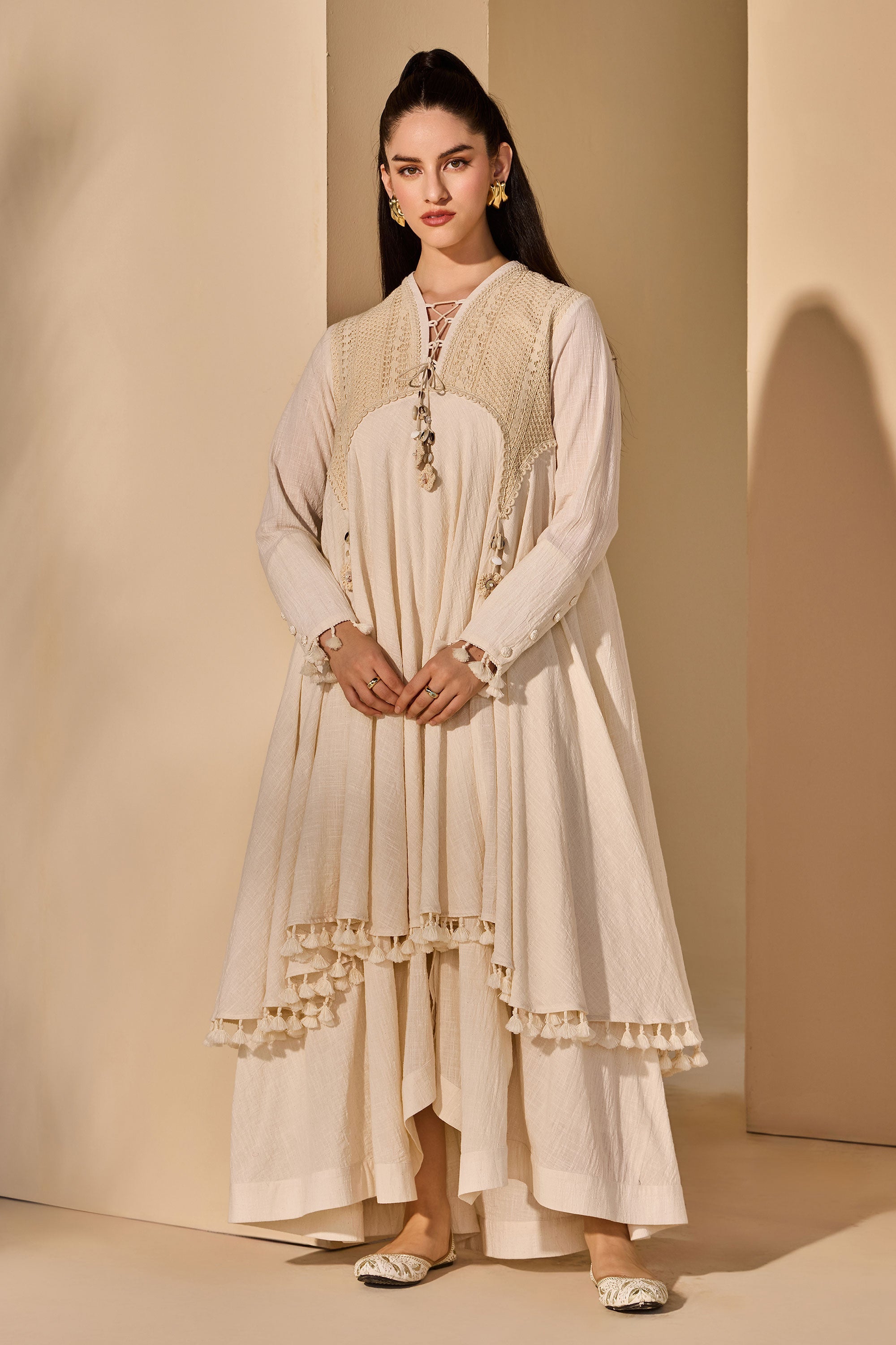 Liyara Cotton Slub Jalabiya