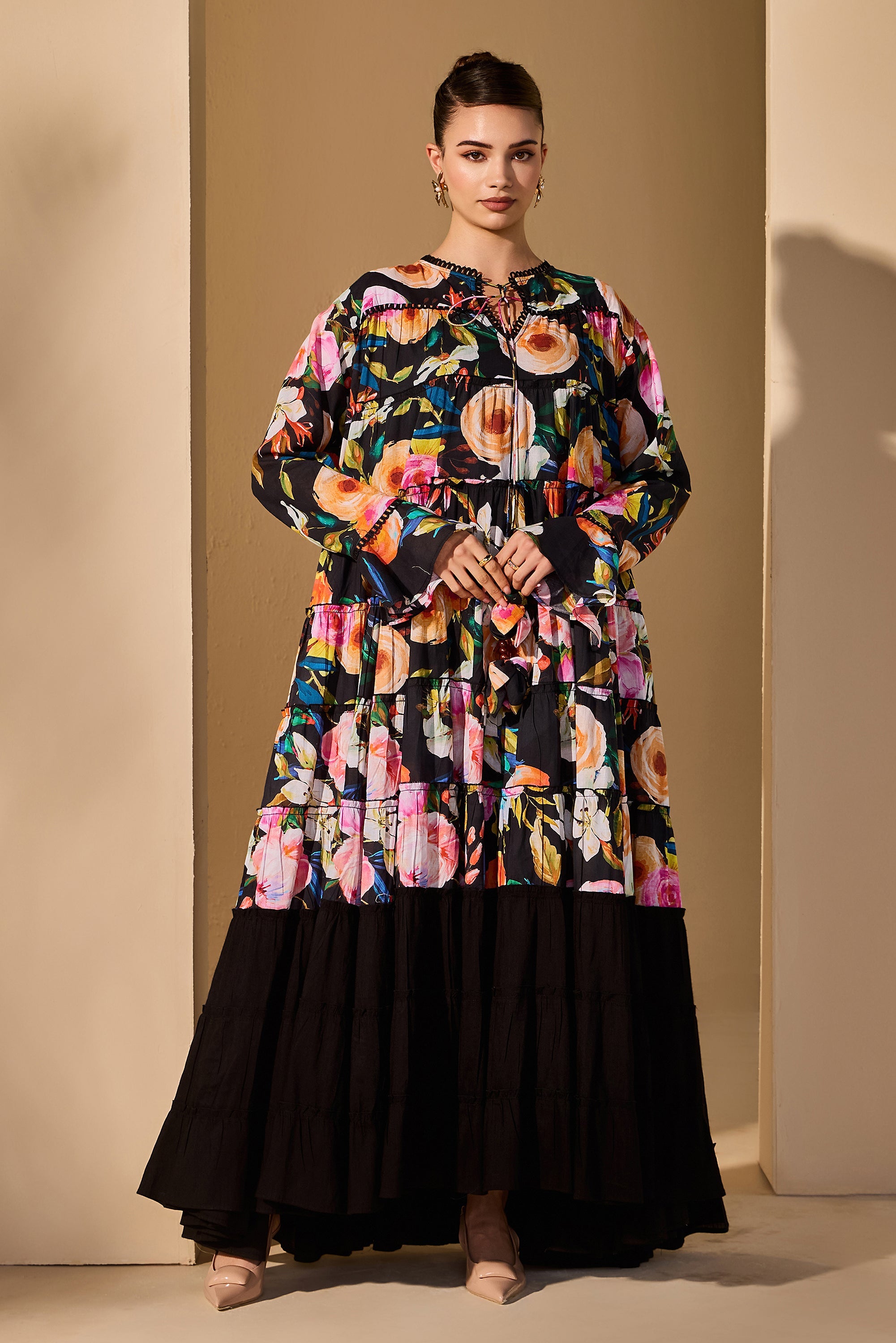 Amayra Cotton Printed Jalabiya