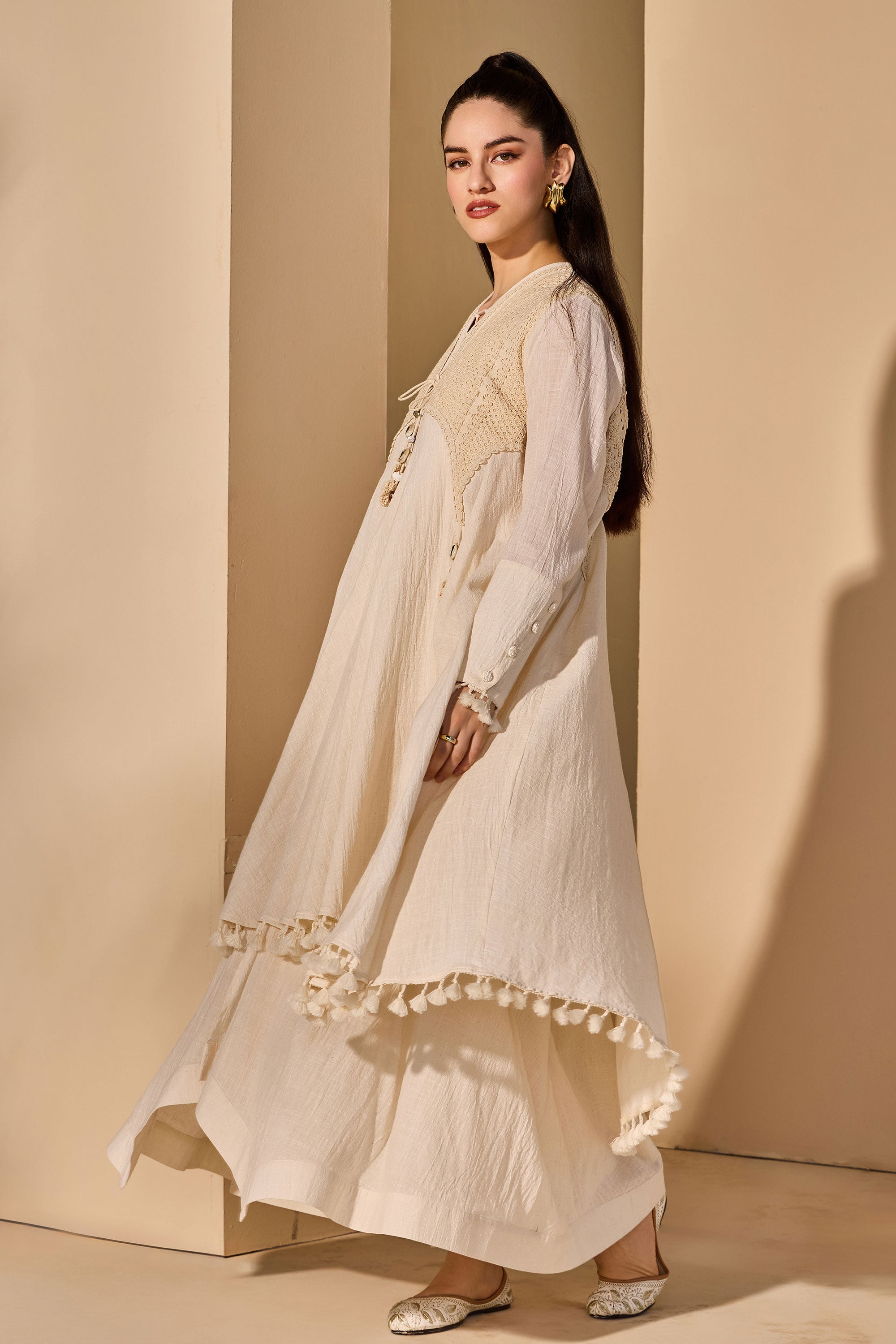Liyara Cotton Slub Jalabiya