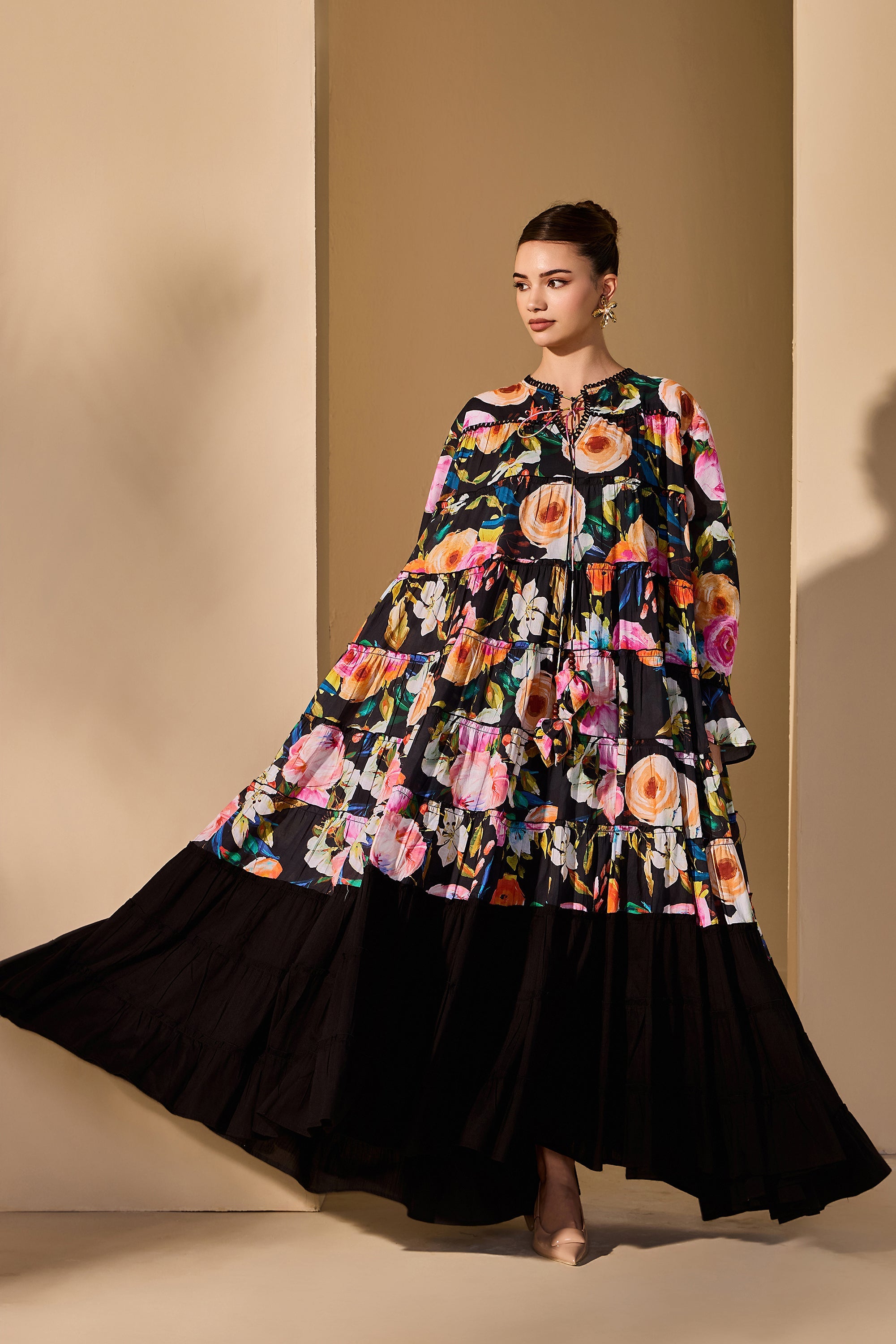 Amayra Cotton Printed Jalabiya