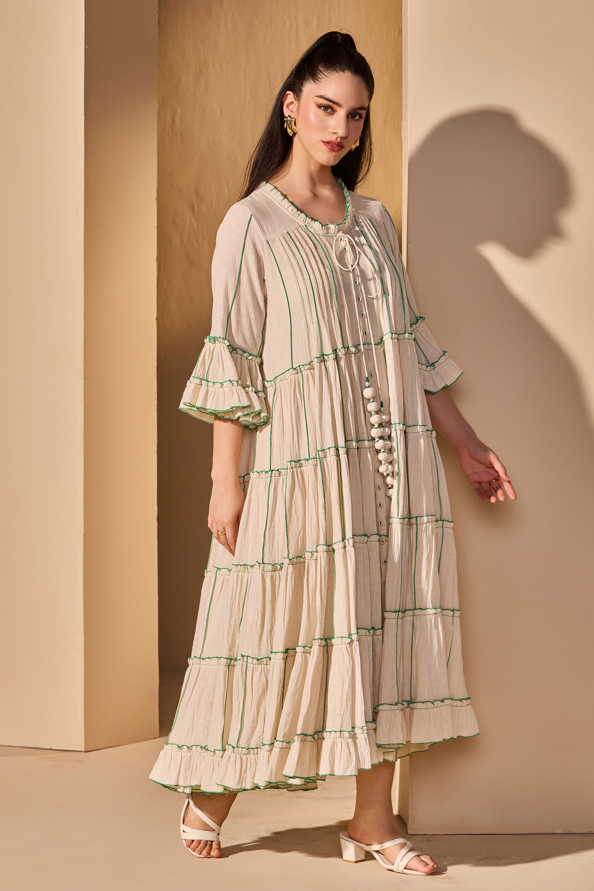 Dima Cotton Slub Jalabiya